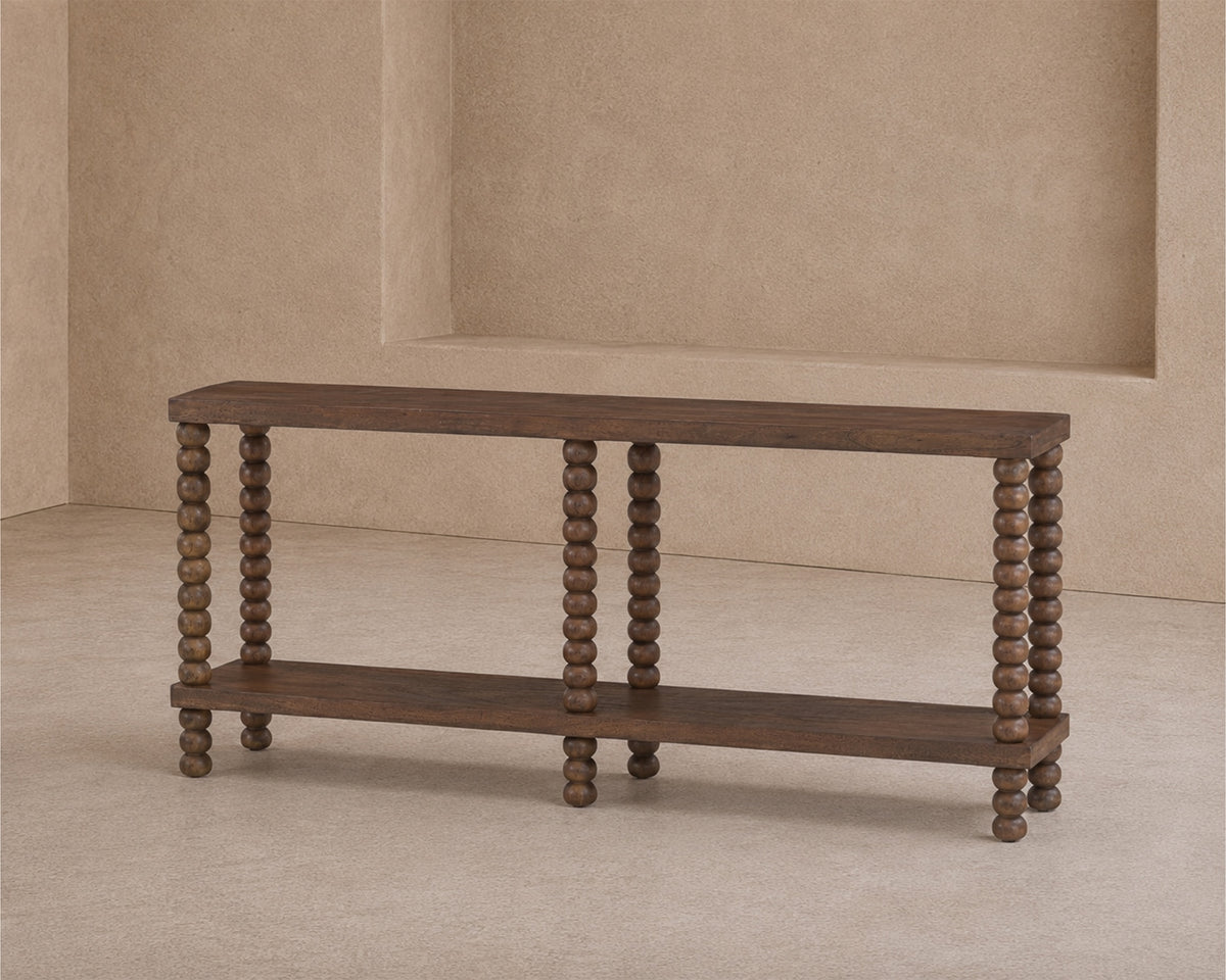 Legend Console Table - Brushed Mid-brown Acacia Wood