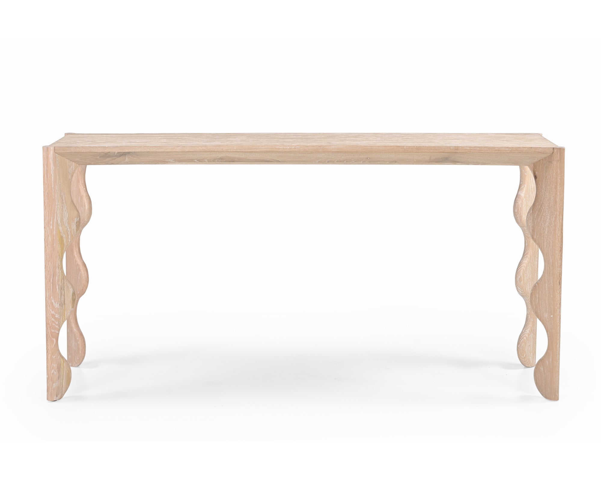 Oltok Console Table - Brushed Natural American White Oak