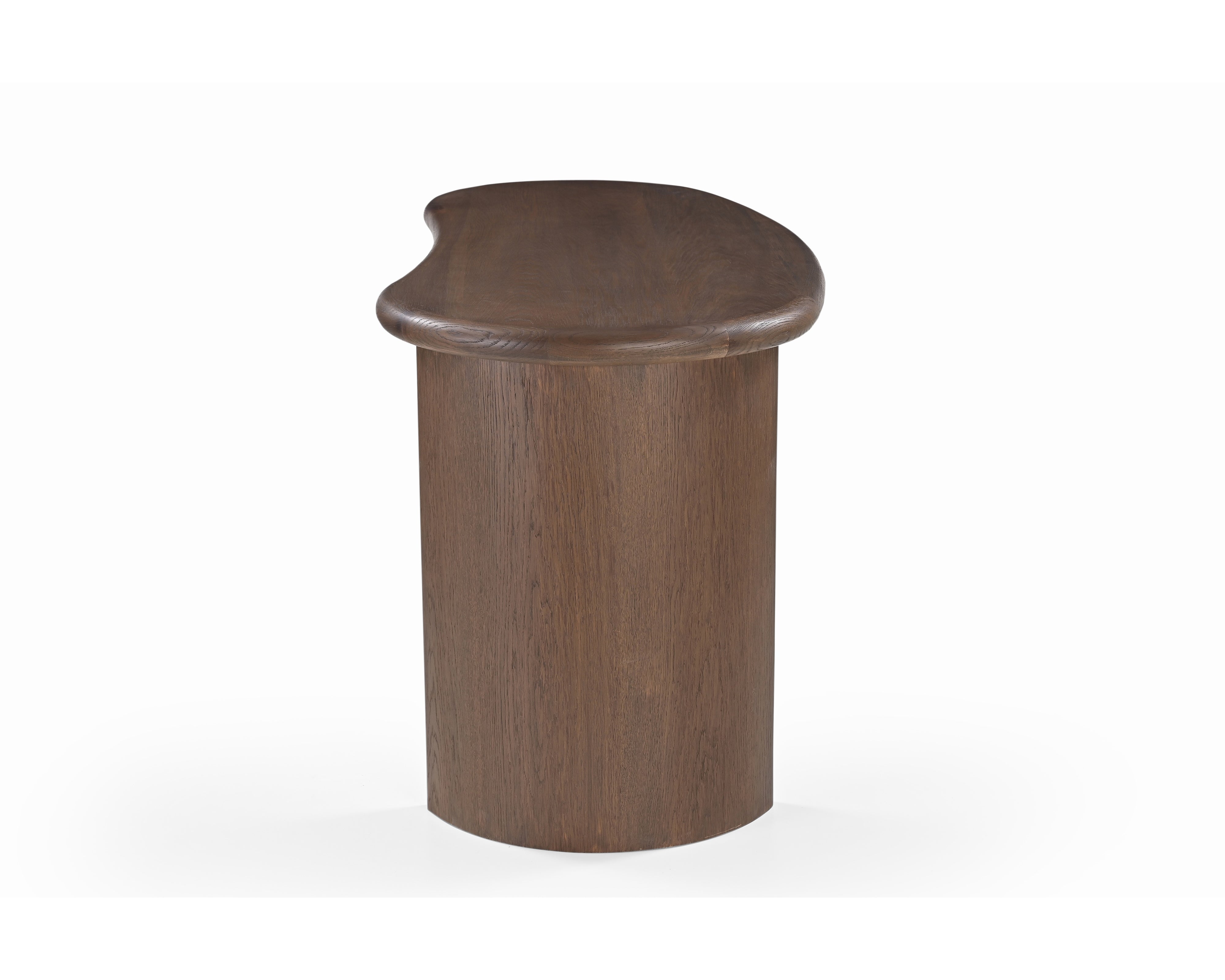 Lluna Desk - Brushed Mid-brown Oak