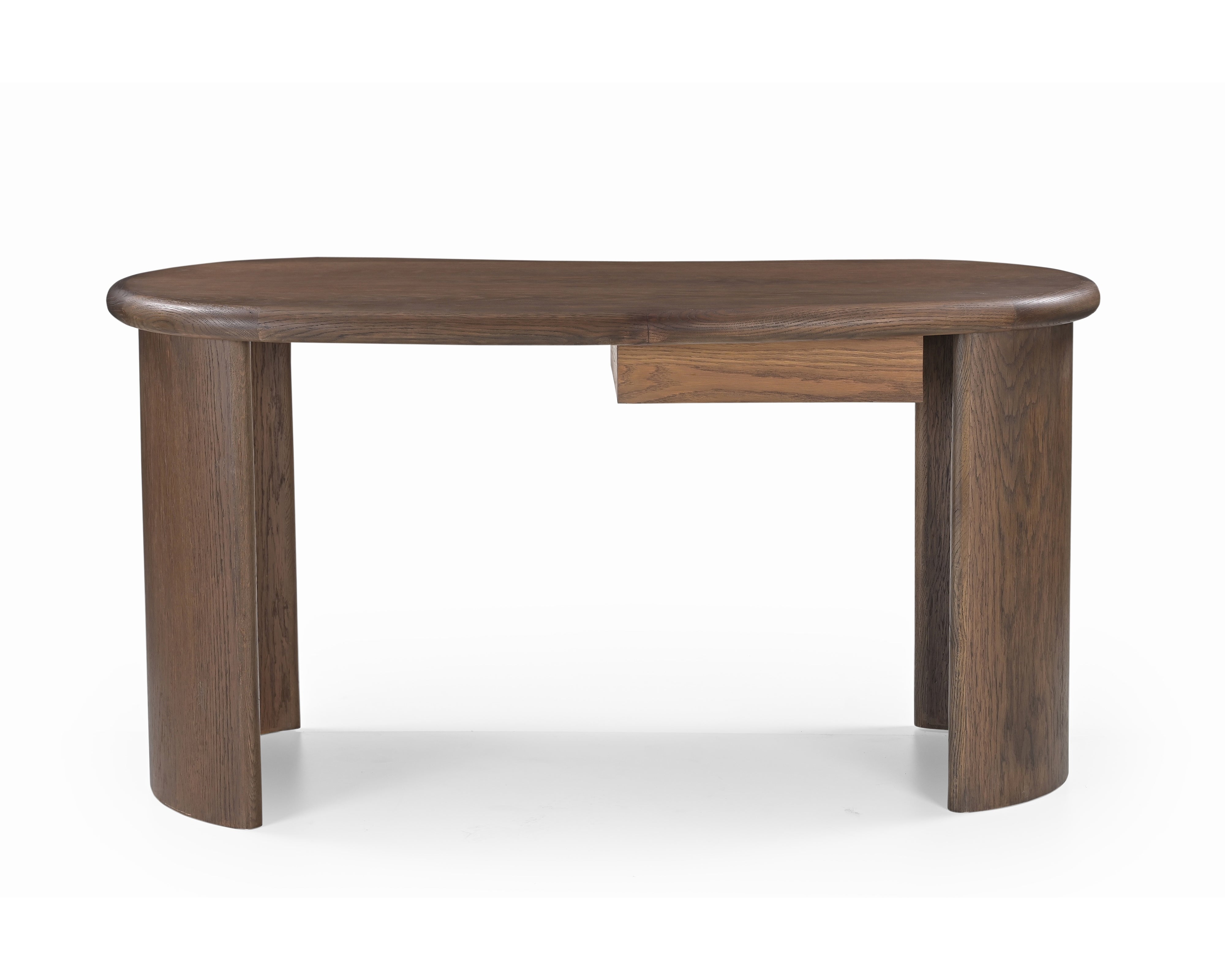 Lluna Desk - Brushed Mid-brown Oak
