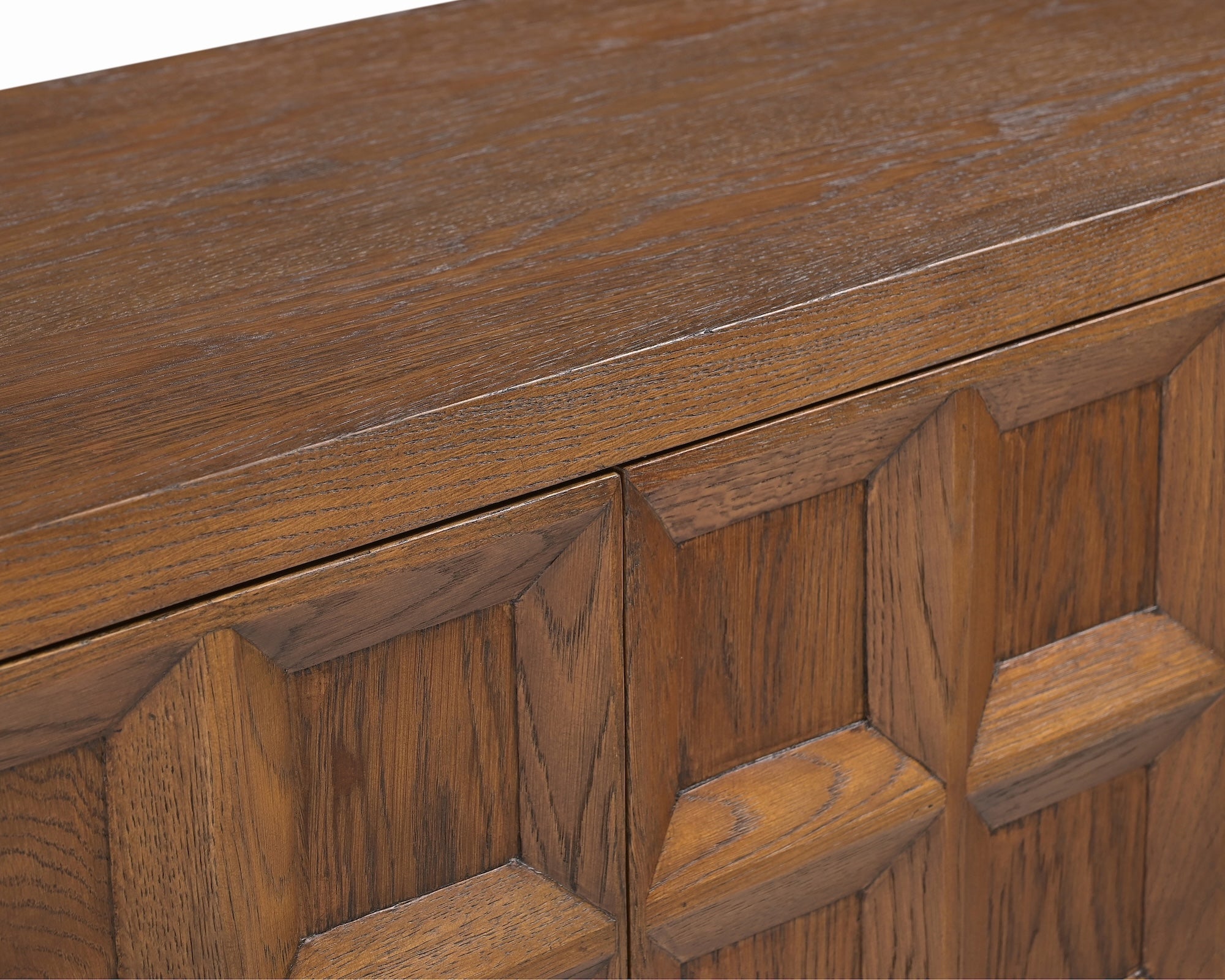 Llauna 4 Door Sideboard  - Brushed Mid-brown Oak