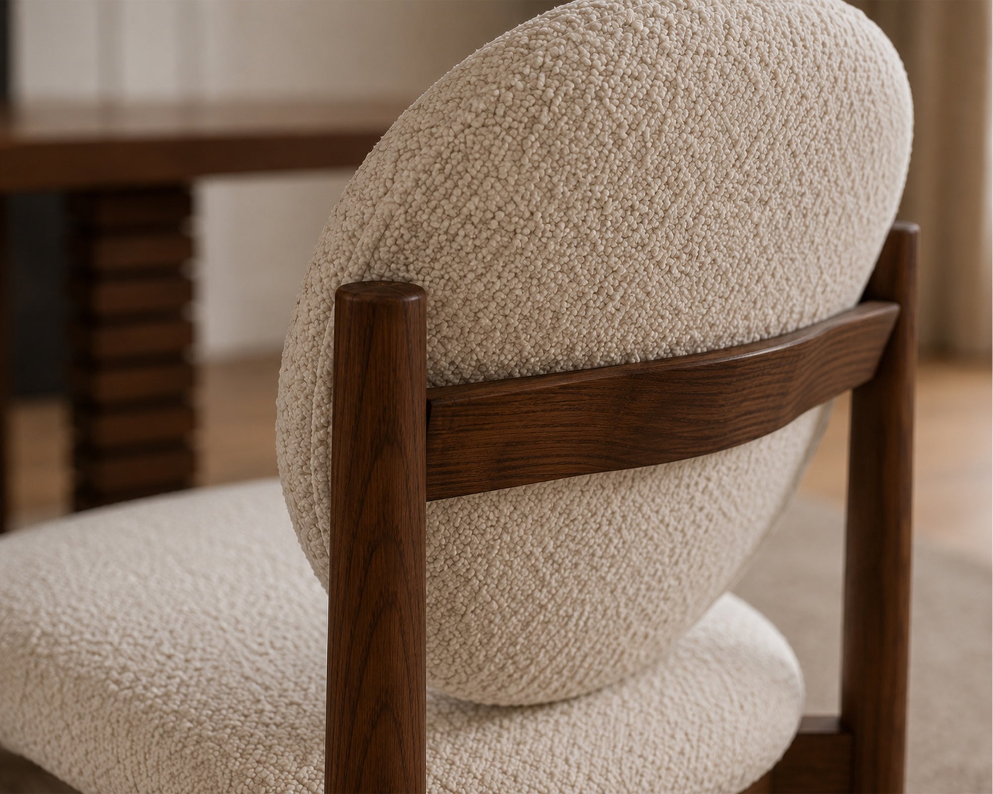 Latina Dining Chair (set of 2) - Capella Ivory & Middle Brown