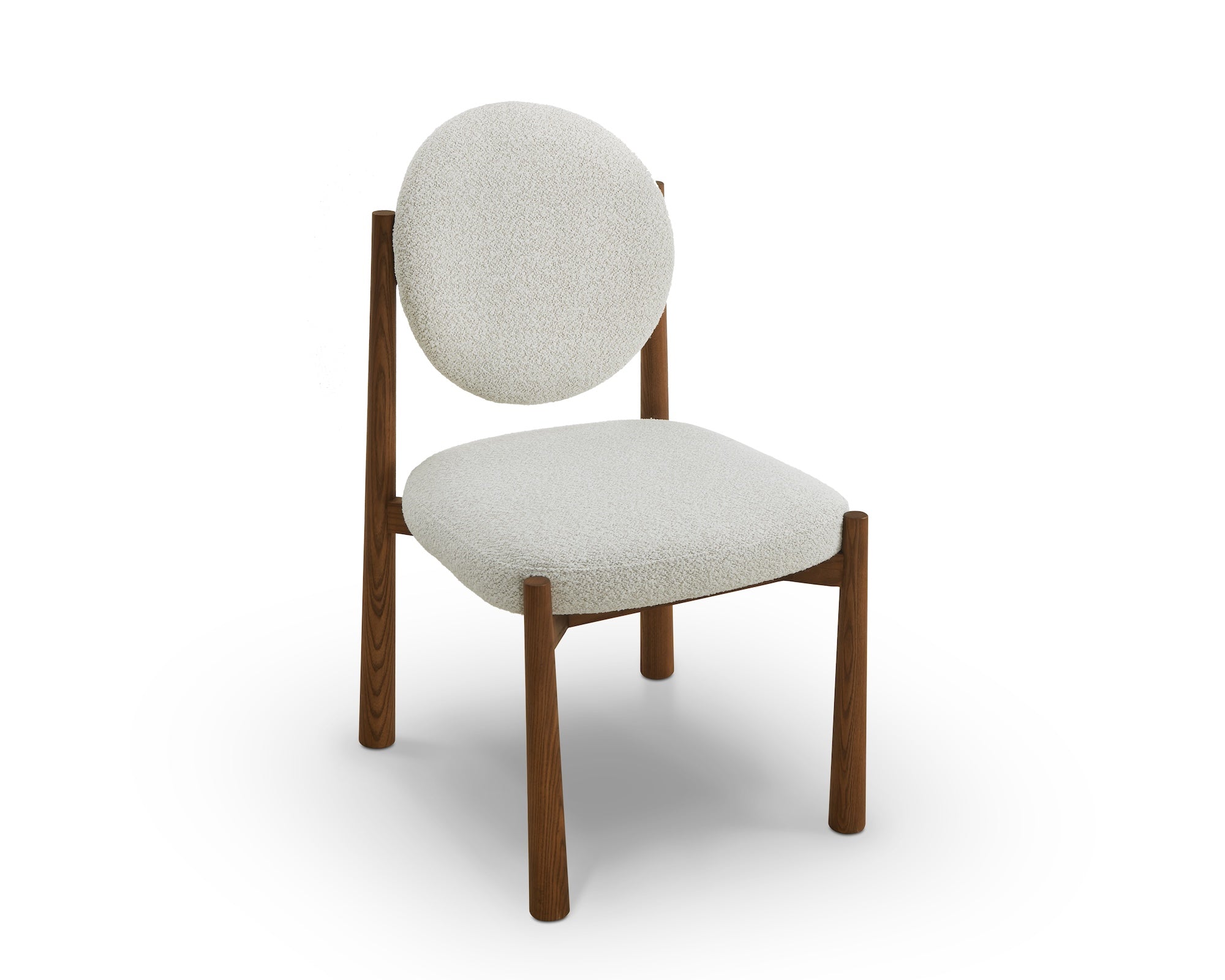 Latina Dining Chair (set of 2) - Capella Ivory & Middle Brown