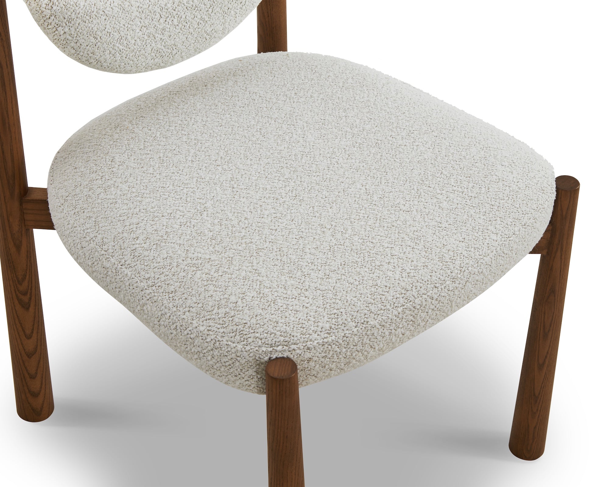 Latina Dining Chair (set of 2) - Capella Ivory & Middle Brown