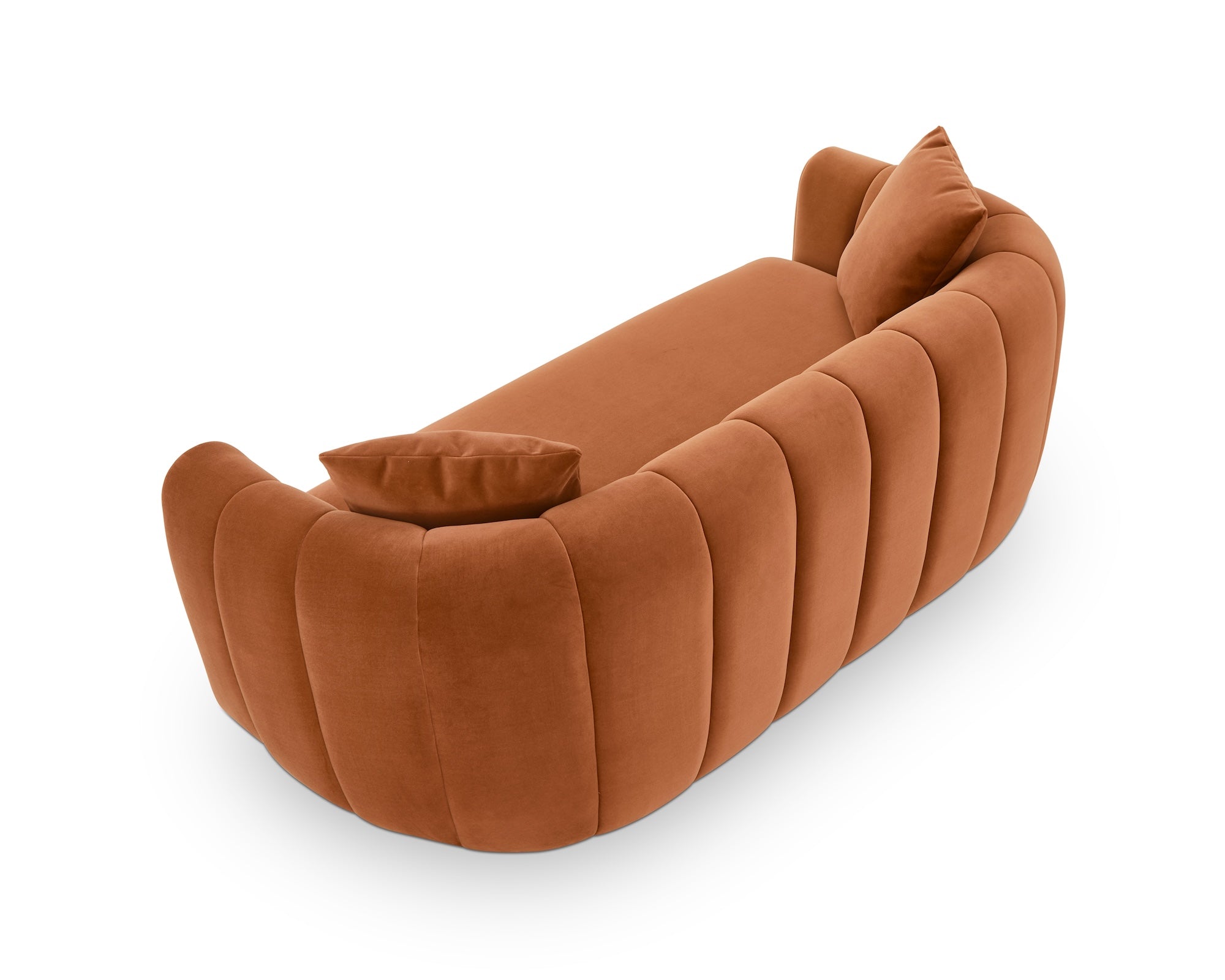 Arles 2 Seater Sofa - Melbourne Clay & Walnut