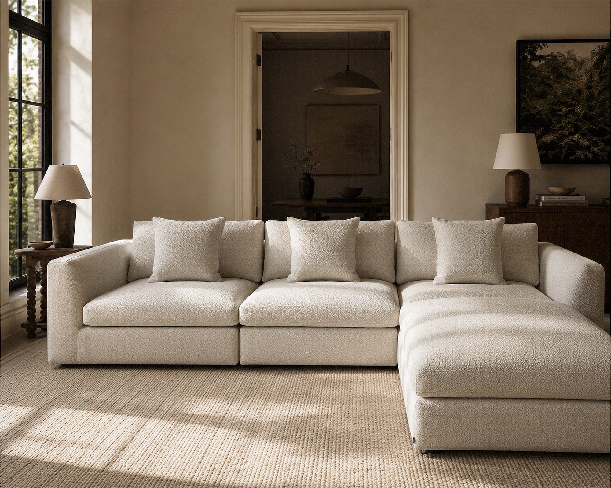 Nuova Modular Sofa Left - Capella Ivory