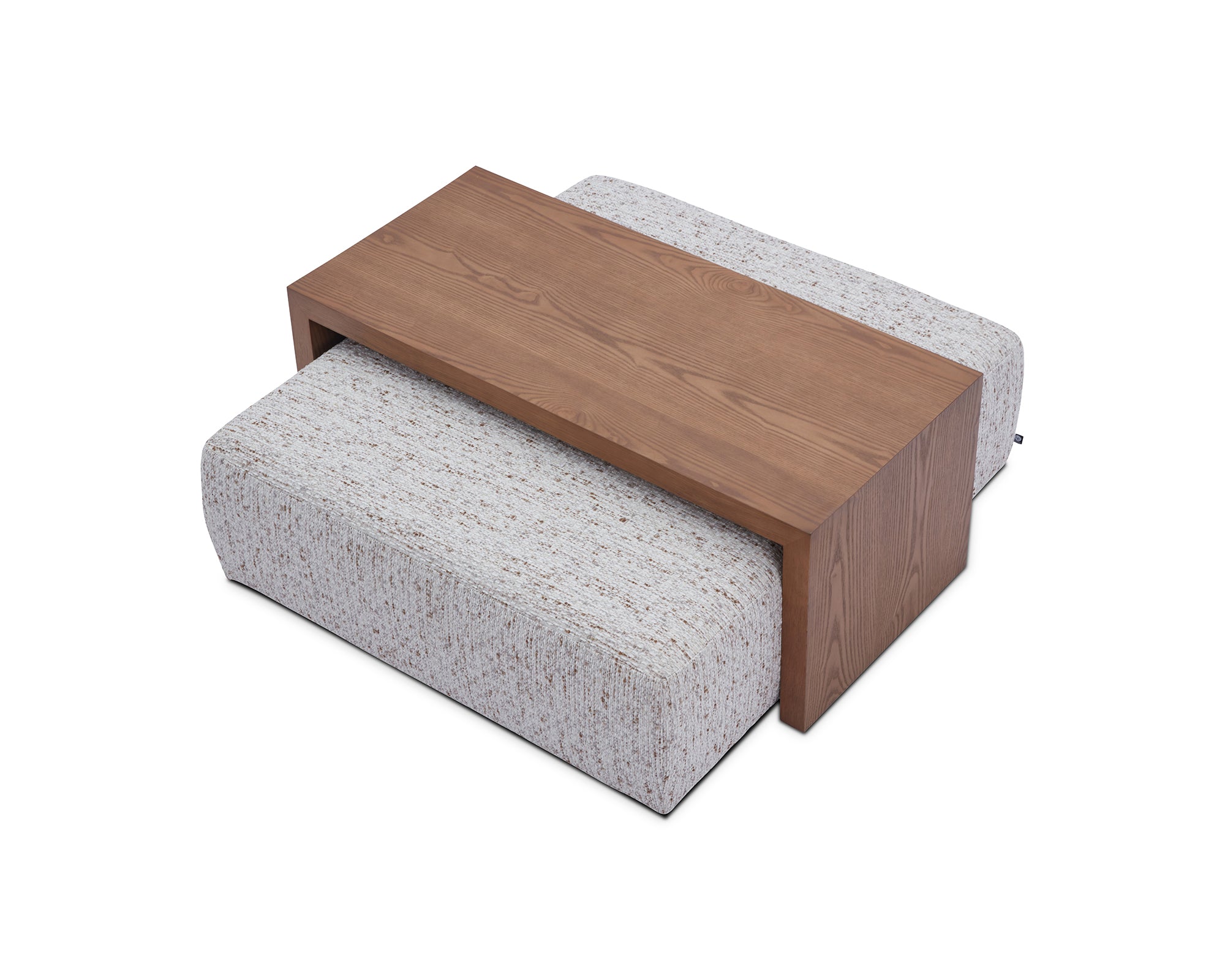 William Ottoman / Coffee Table - Norfolk Wheat/Mid Brown
