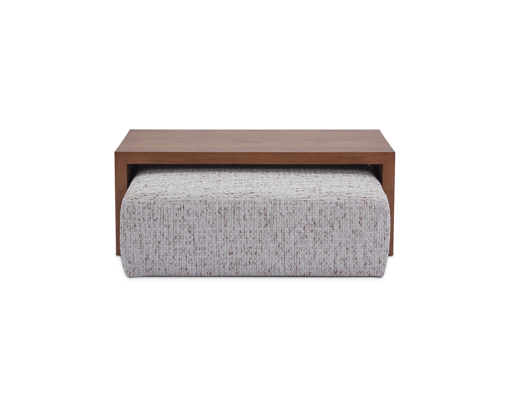 William Ottoman / Coffee Table - Norfolk Wheat/Mid Brown