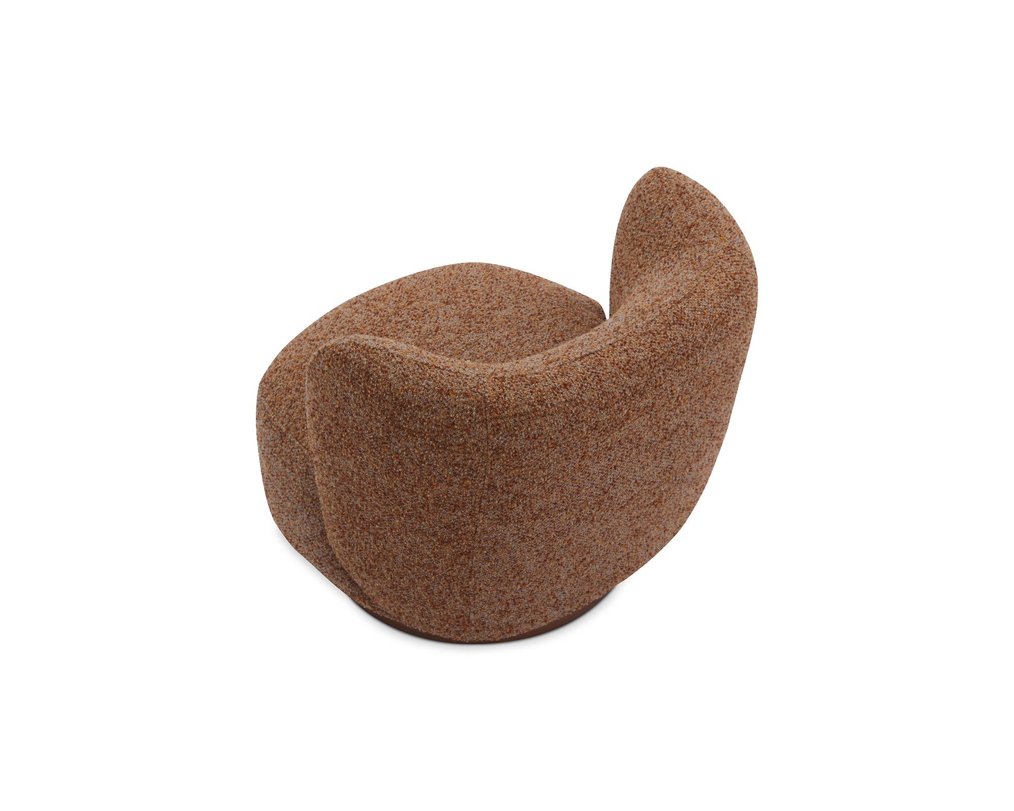 Bruno Swivel Occasional Chair - Norfolk Brown/Mid Brown