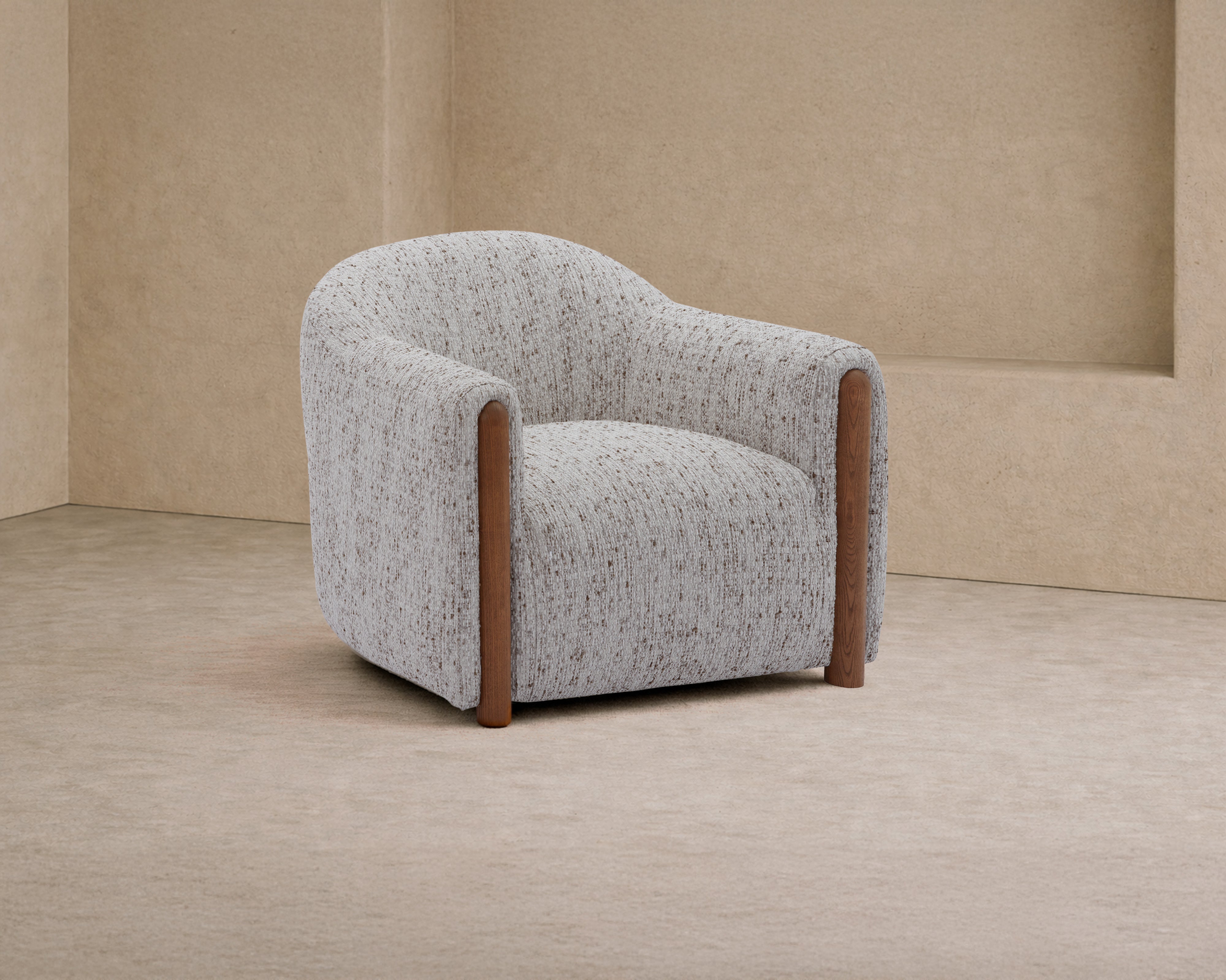 Nema Occasional Chair - Norfolk Wheat/Mid Brown
