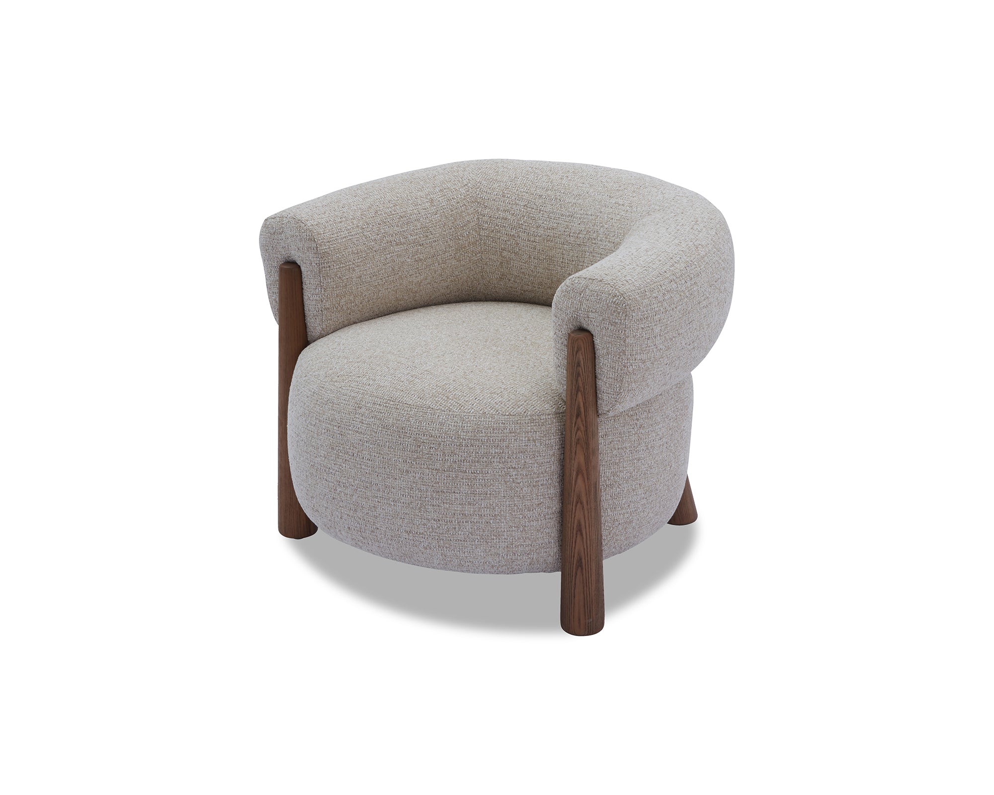 Civana Occasional Chair - Nordic Sand/Mid Brown