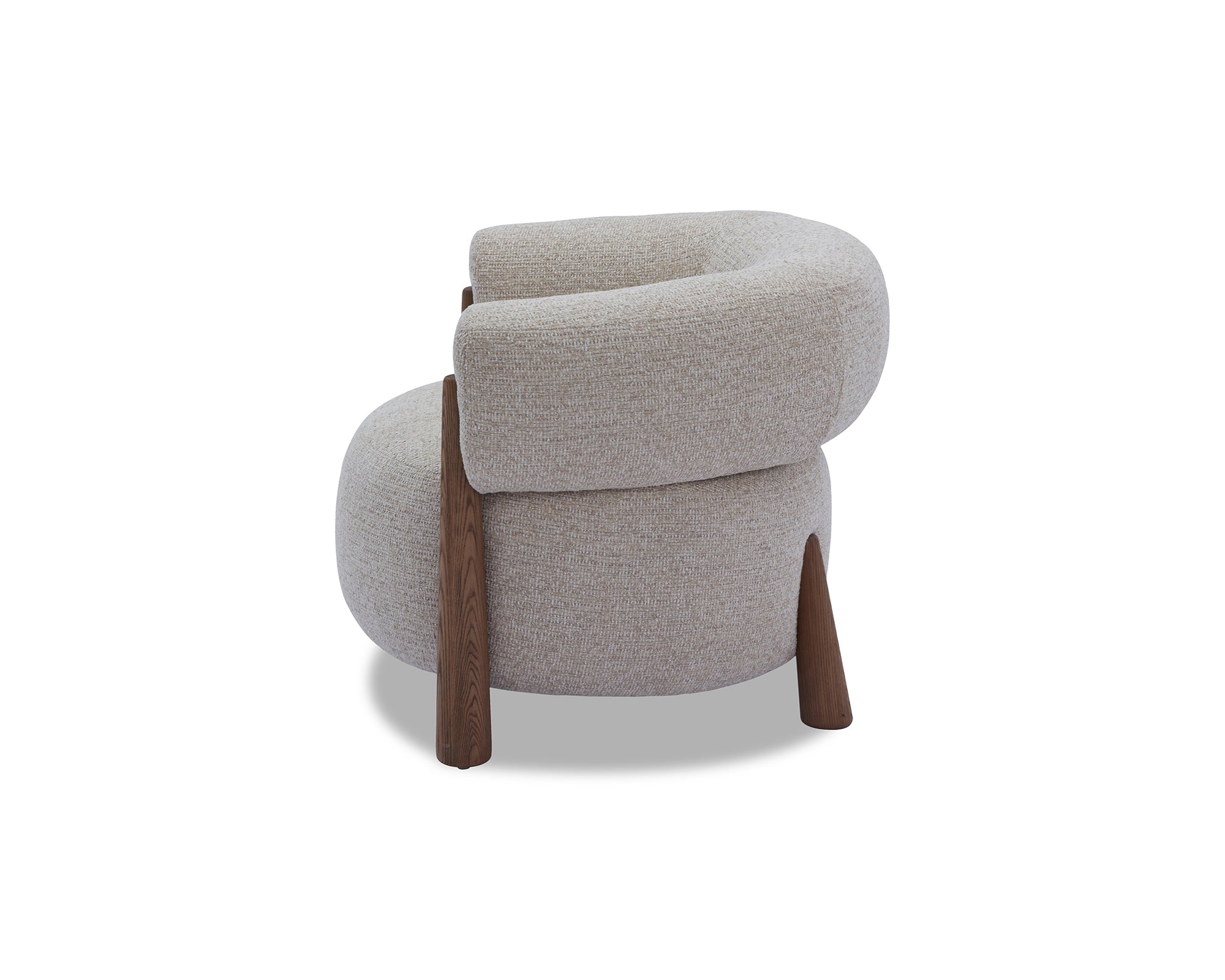 Civana Occasional Chair - Nordic Sand/Mid Brown