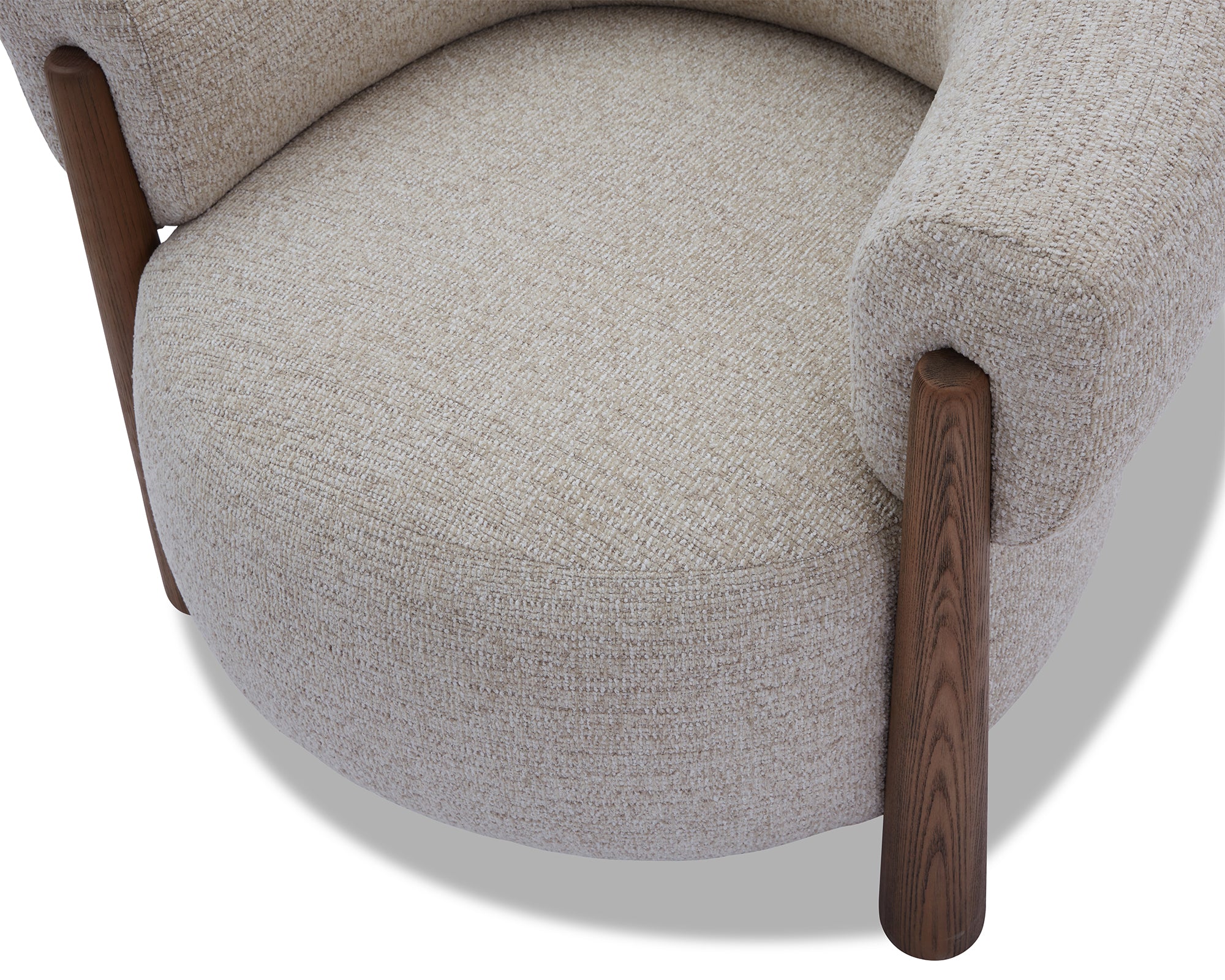 Civana Occasional Chair - Nordic Sand/Mid Brown