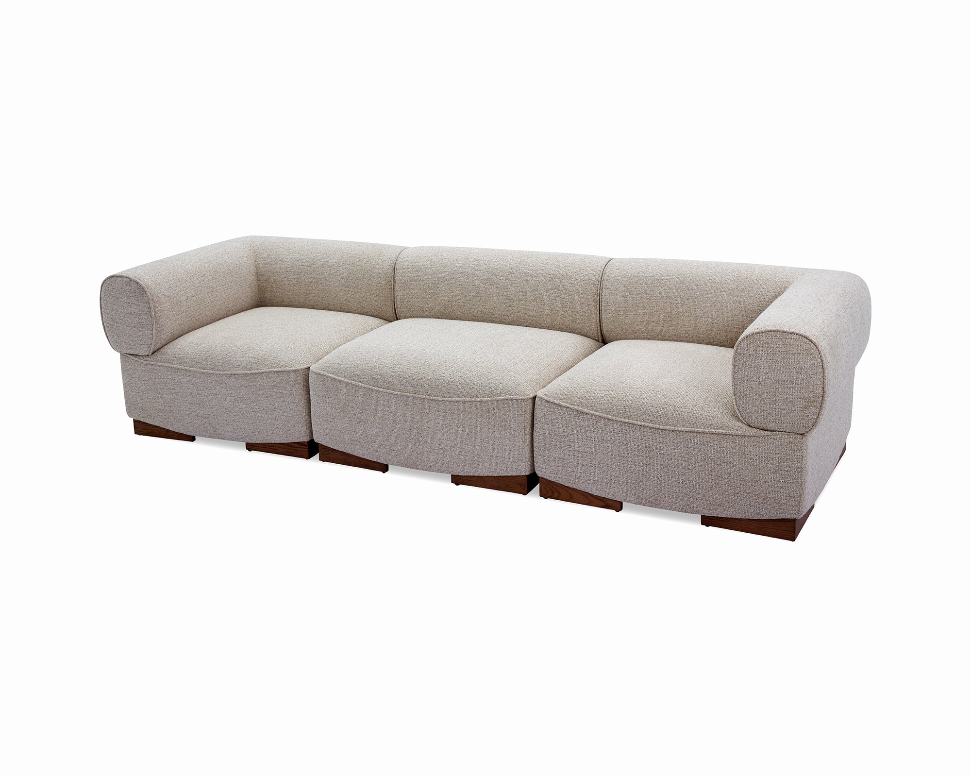 Demure Sofa - Nordic Sand/Mid Brown