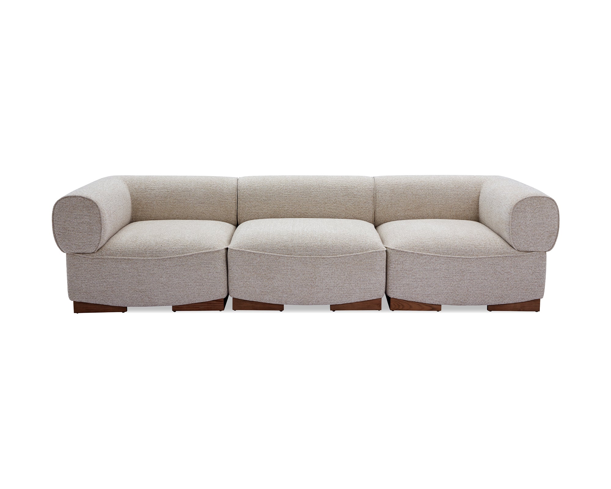 Demure Sofa - Nordic Sand/Mid Brown