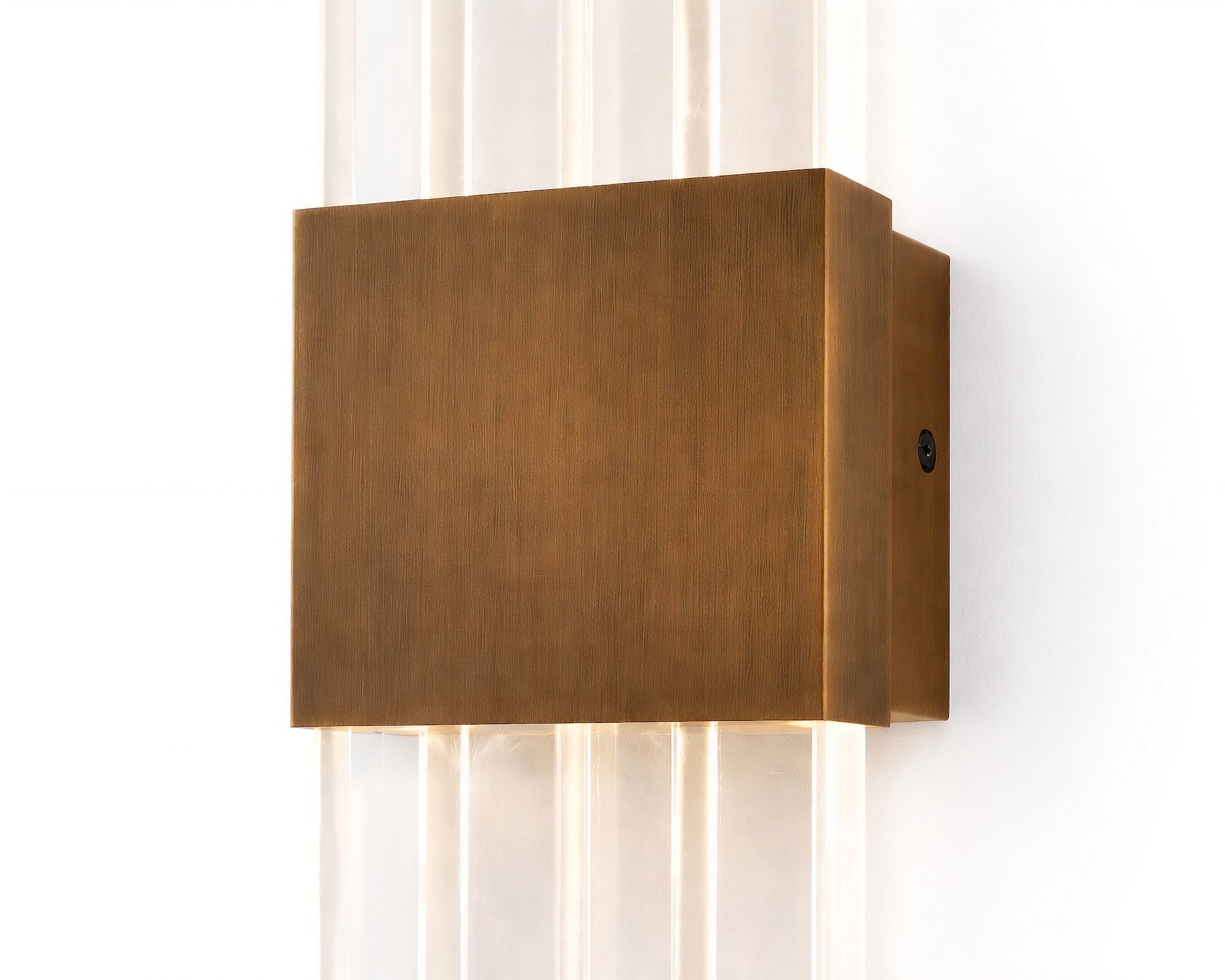 Bravura IP44 Wall Light - Acrylic and Brushed Brass