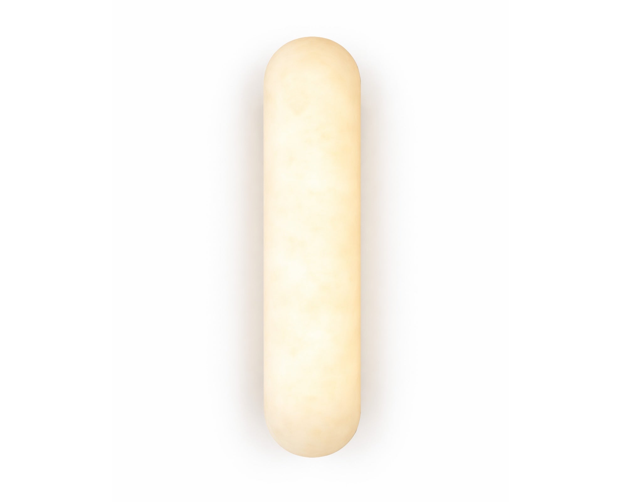 Alura IP44 Wall Light - Alabaster and Brushed Brass