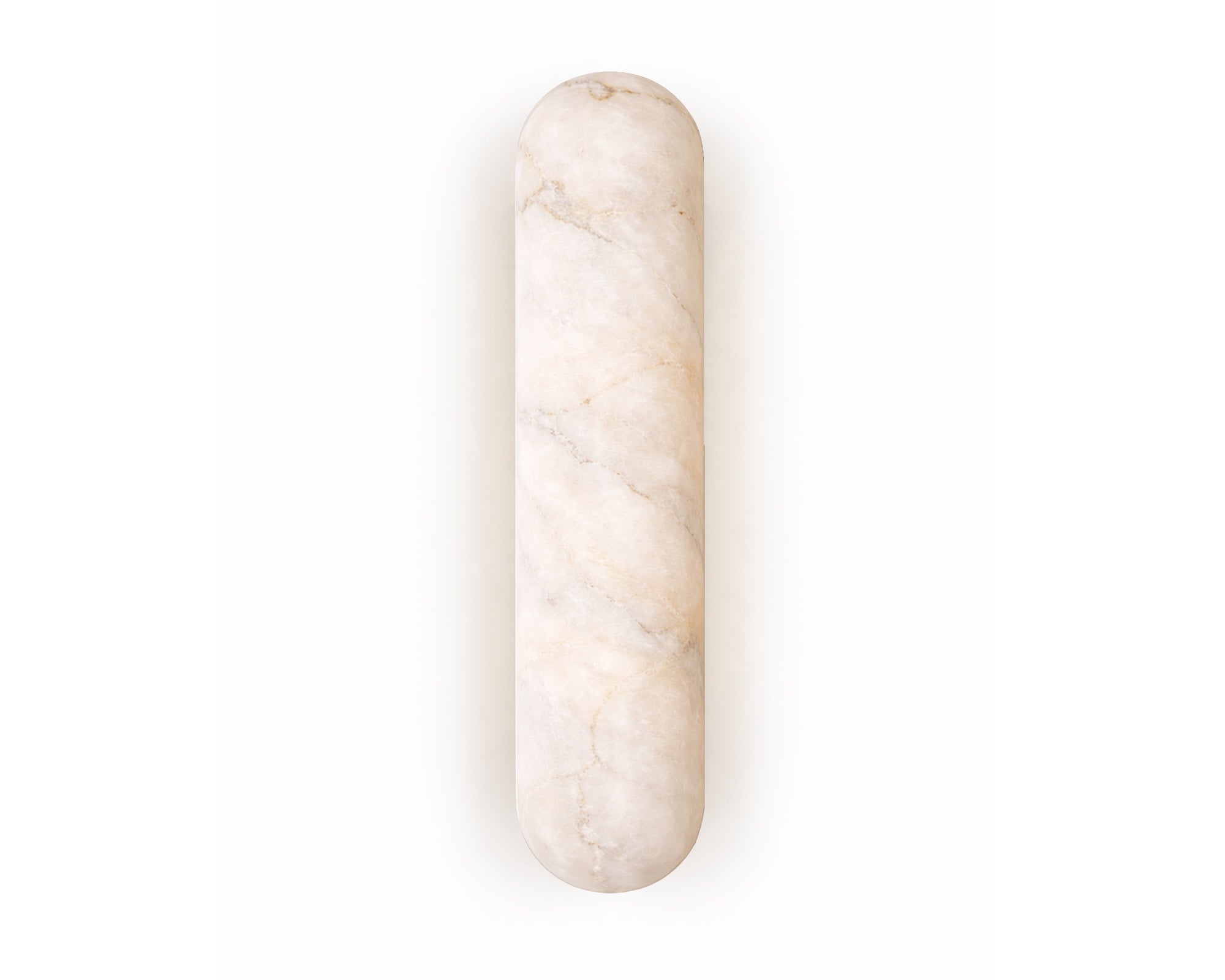 Alura IP44 Wall Light - Alabaster and Brushed Brass