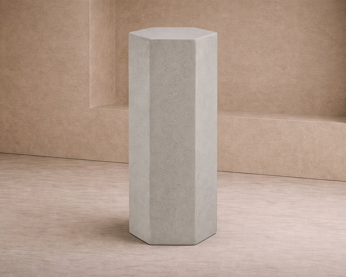 Nanpuk Pedestal - Limestone