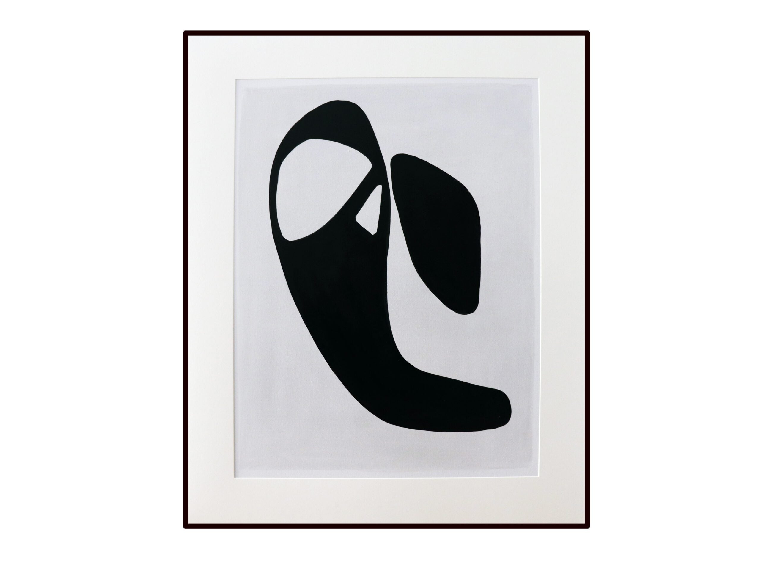 Nelson Oil Painting - Black and Grey