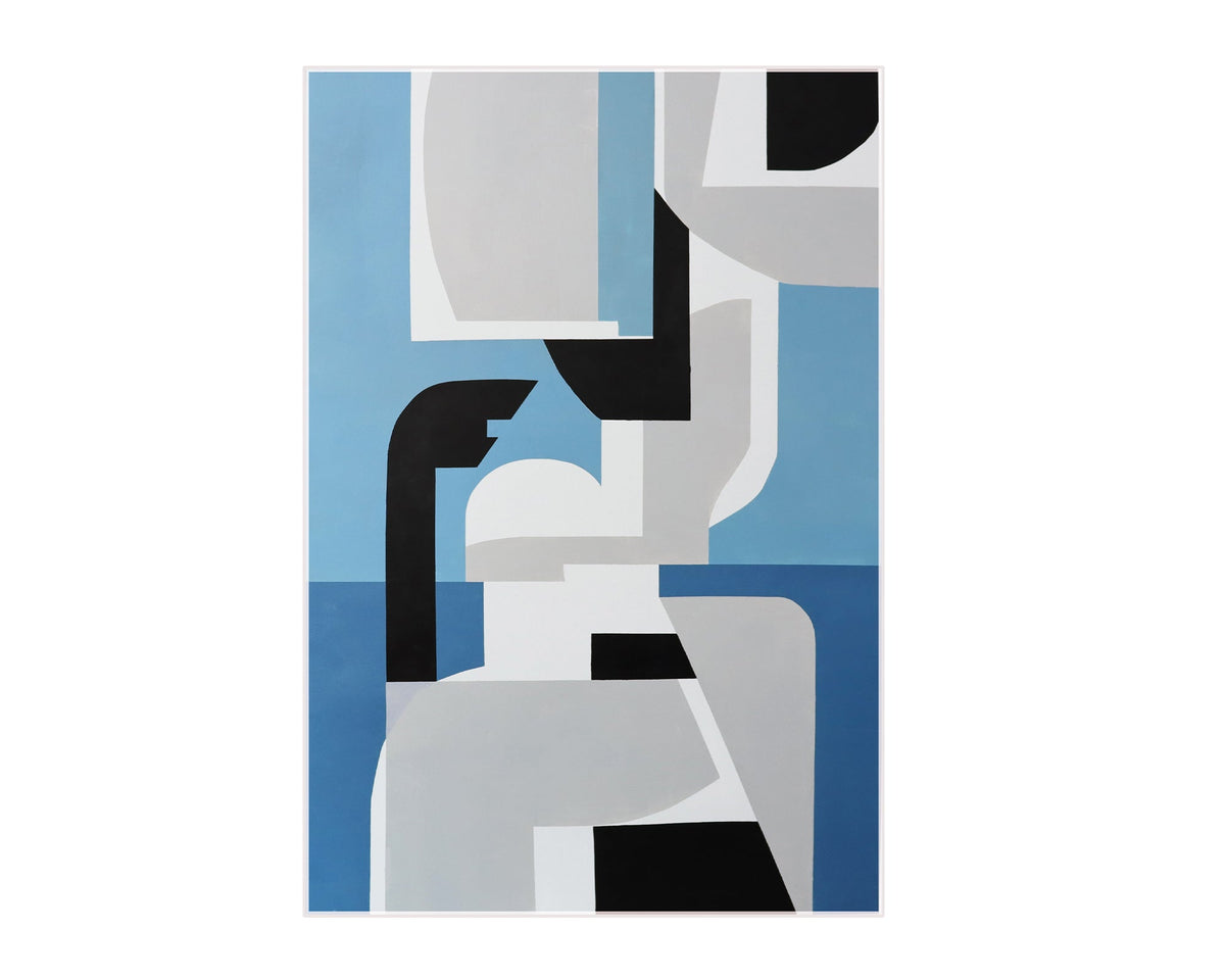 Arctic Painting - Blue/Grey