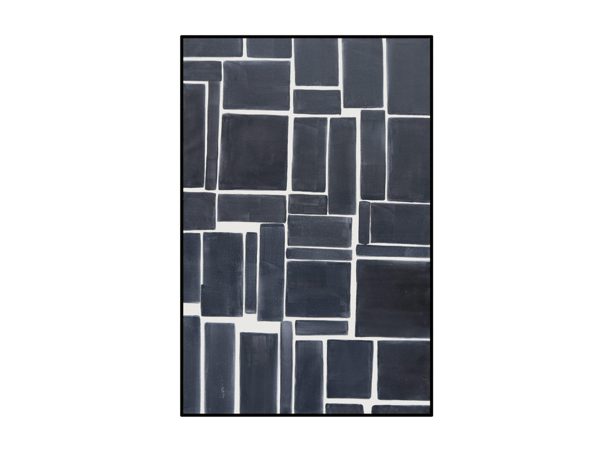 Block Painting - Black and White
