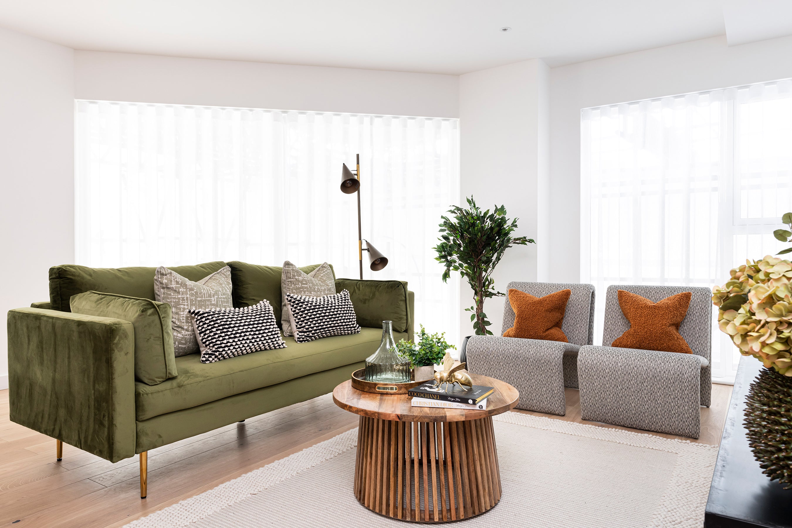 Alga Occasional Chair - Emporio Pattern Fabric