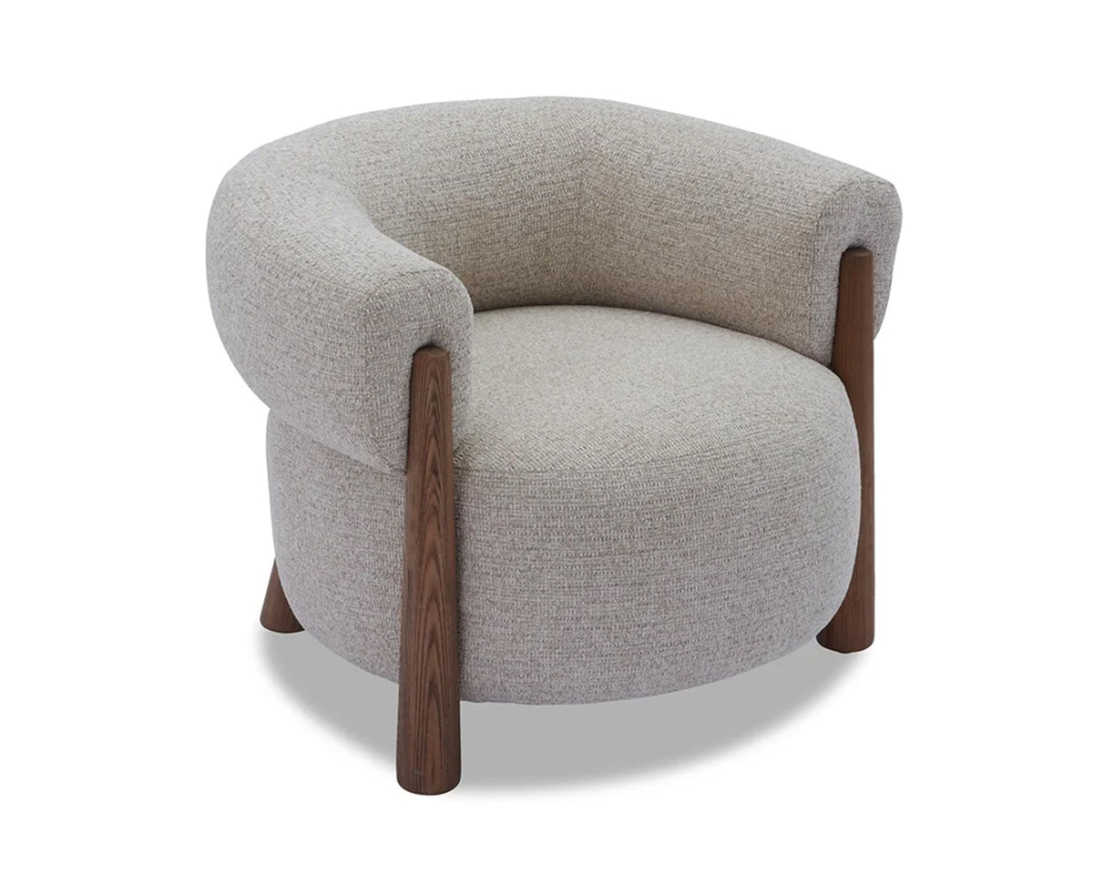 Civana Occasional Chair - Nordic Sand/Mid Brown