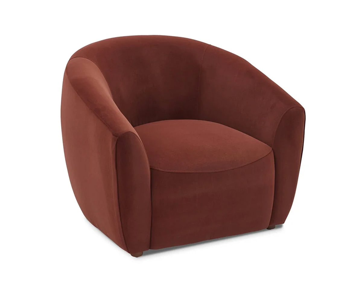 Magnus Occasional Chair - Kent Chocolate /Mid Brown