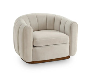 Arles Occasional Chair - Melbourne Stone & Walnut