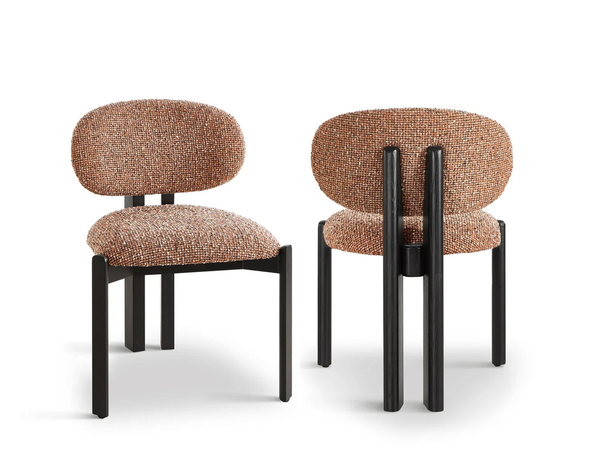 Lithos Dining Chair - Dexter Sparkle Rust (Set of 2)