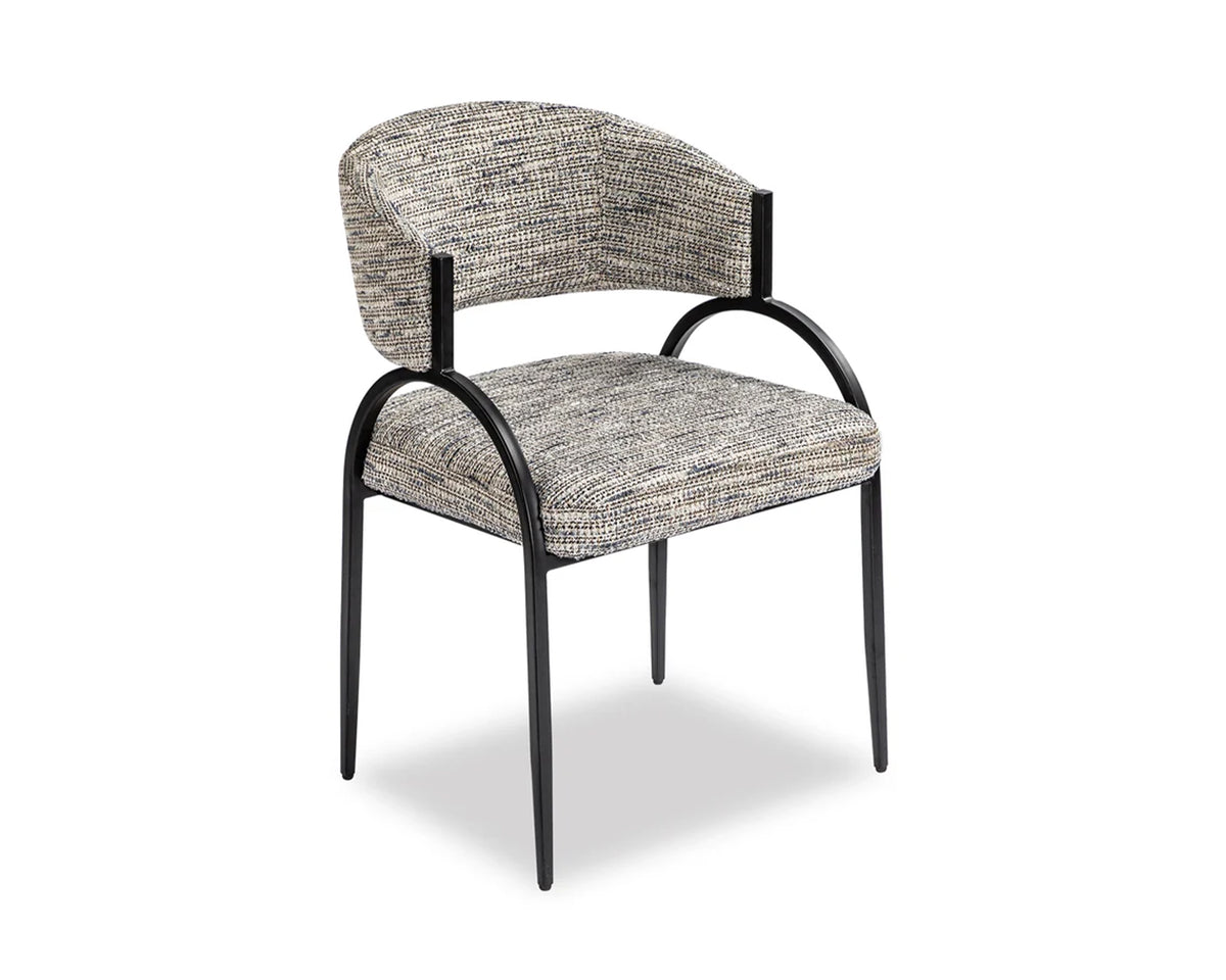 Pavilion Dining Chair - Sherpa Grey Fabric