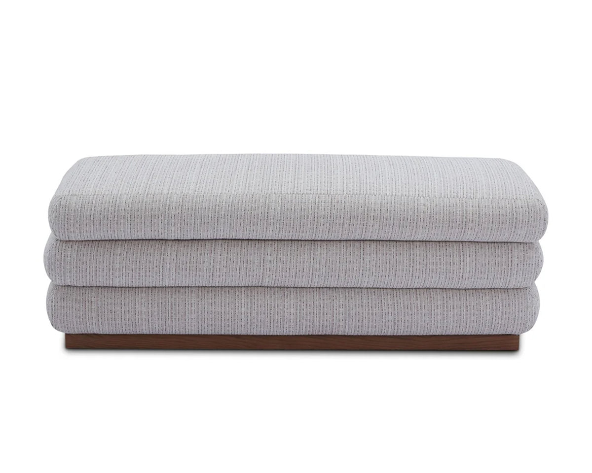 Cloud Storage Bench - Dresden Pebble /Mid Brown