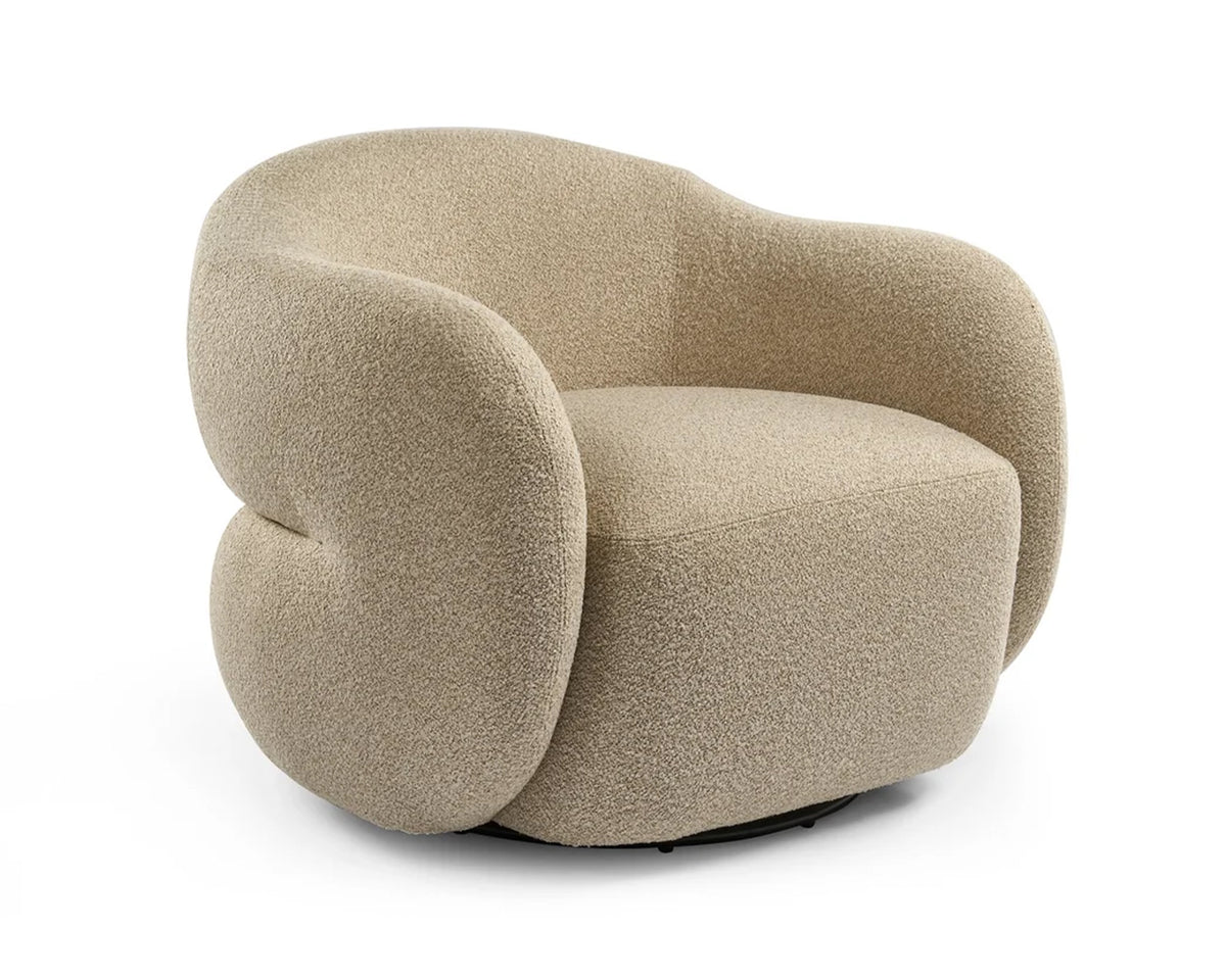 Elba Occasional Swivel Chair - Capella Sand