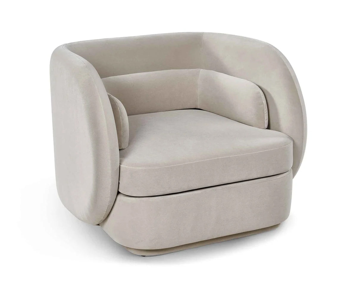 Chantal Occasional Chair - Kaster II Pebble