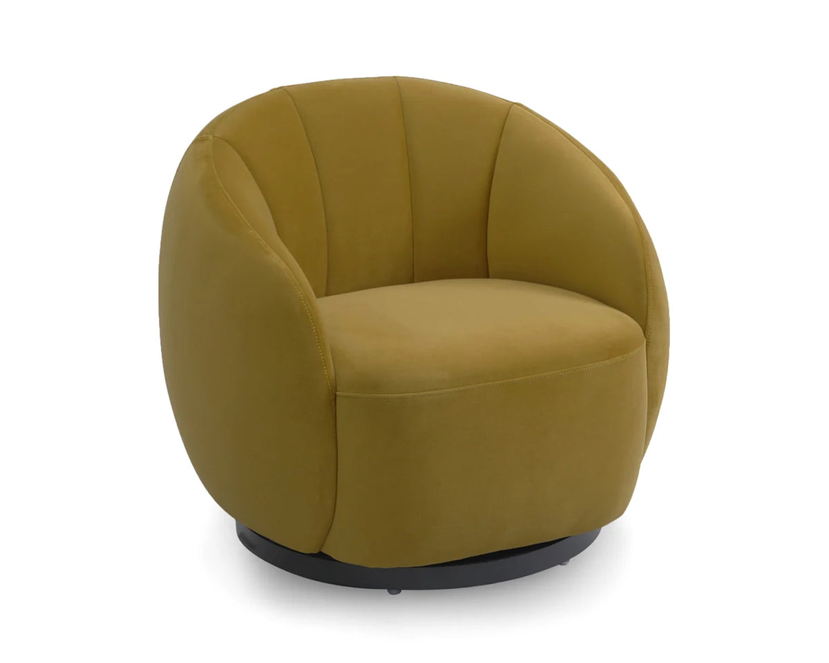 Bulpa Occasional Chair - Kaster Mustard Velvet