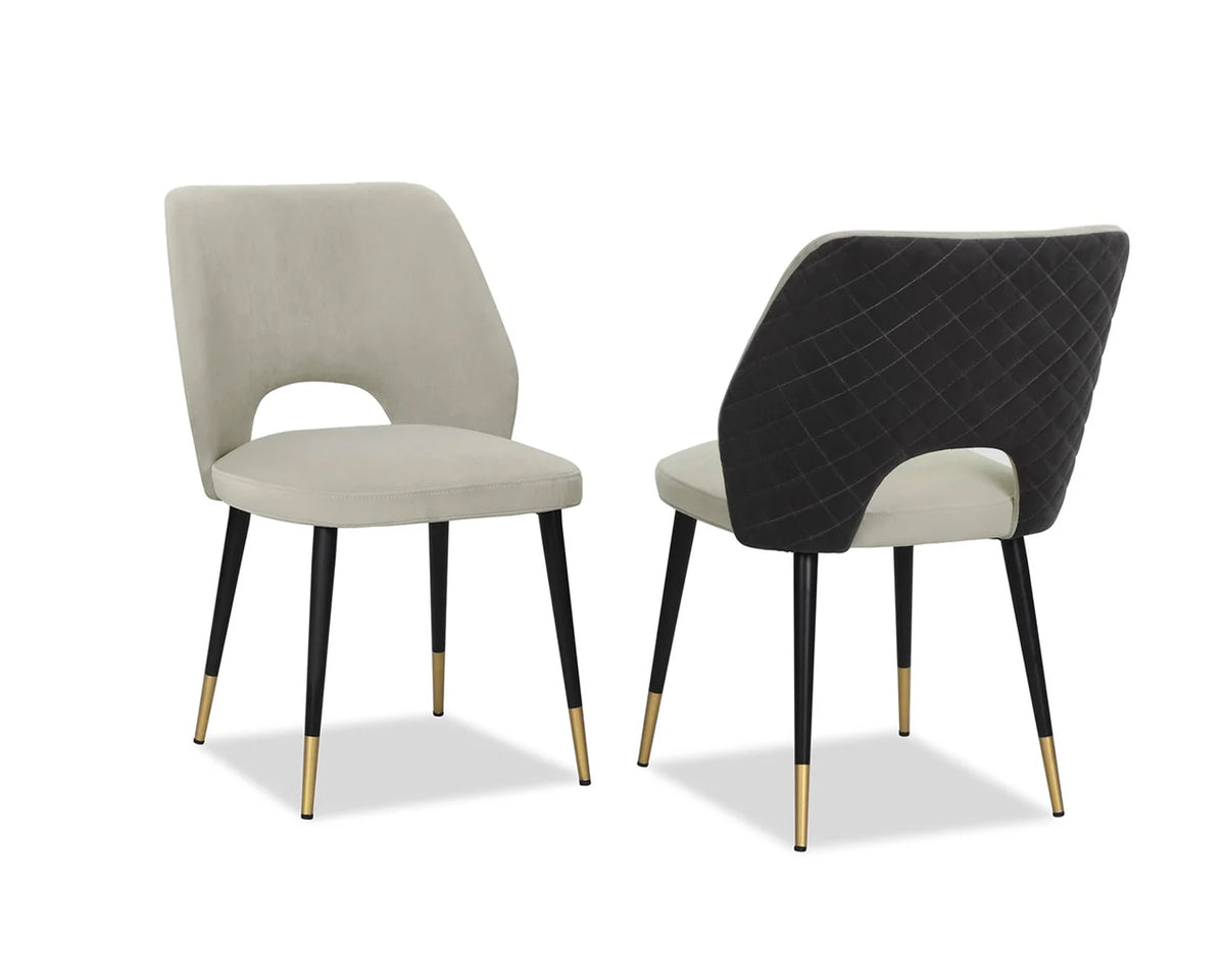 Jagger Dining Chair (set of 2) - Kaster Light Grey