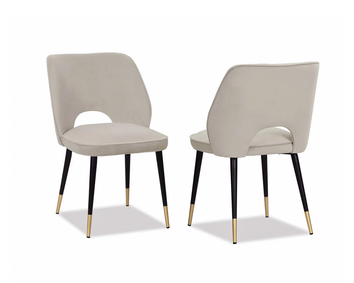Jagger Dining Chair (set of 2) - Megan Light Grey