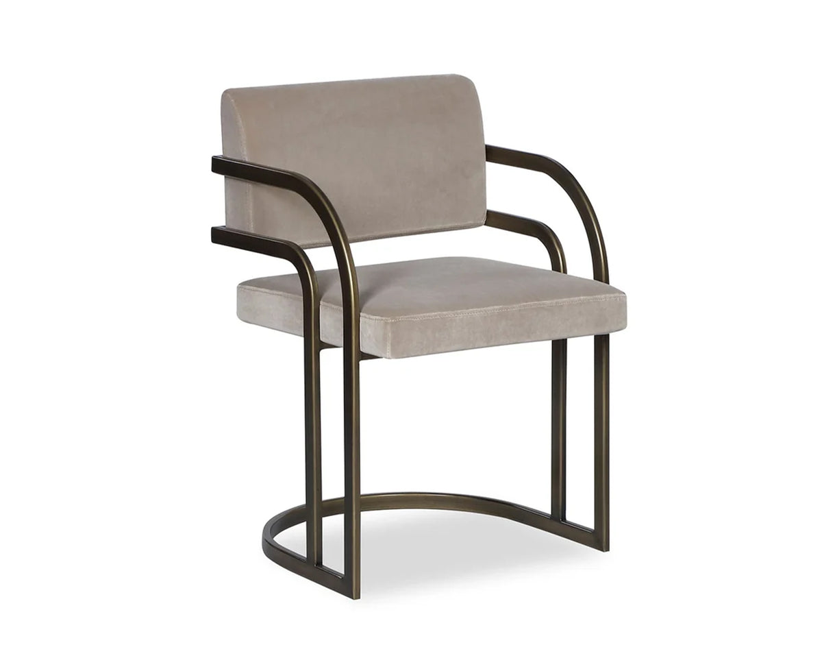 Dylan Dining Chair - Gainsborough Mink, Bronze