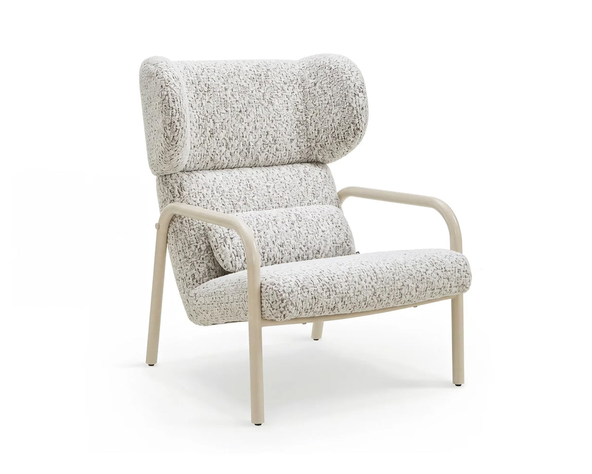 Vienne Occasional Chair - (Crib 5) Ripley Grav & Gloss Ivory