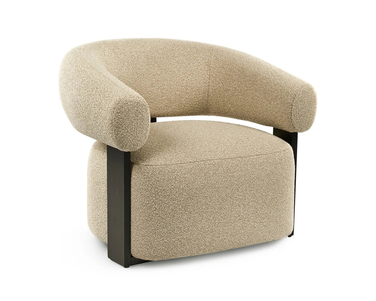 Botega Occasional Chair (Crib 5) - Capella Sand/Ash Wood