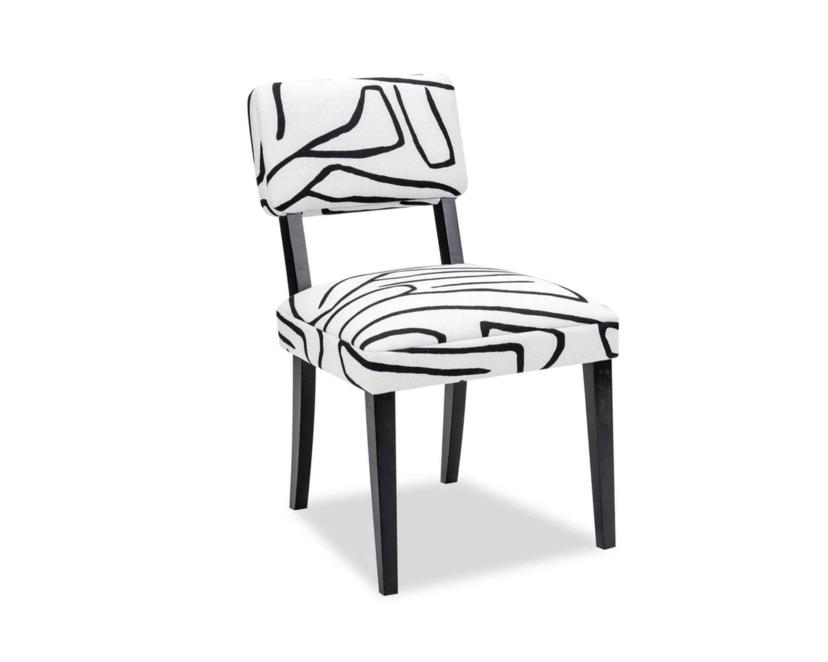 Alfama Dining Chair - Zebra Black & White