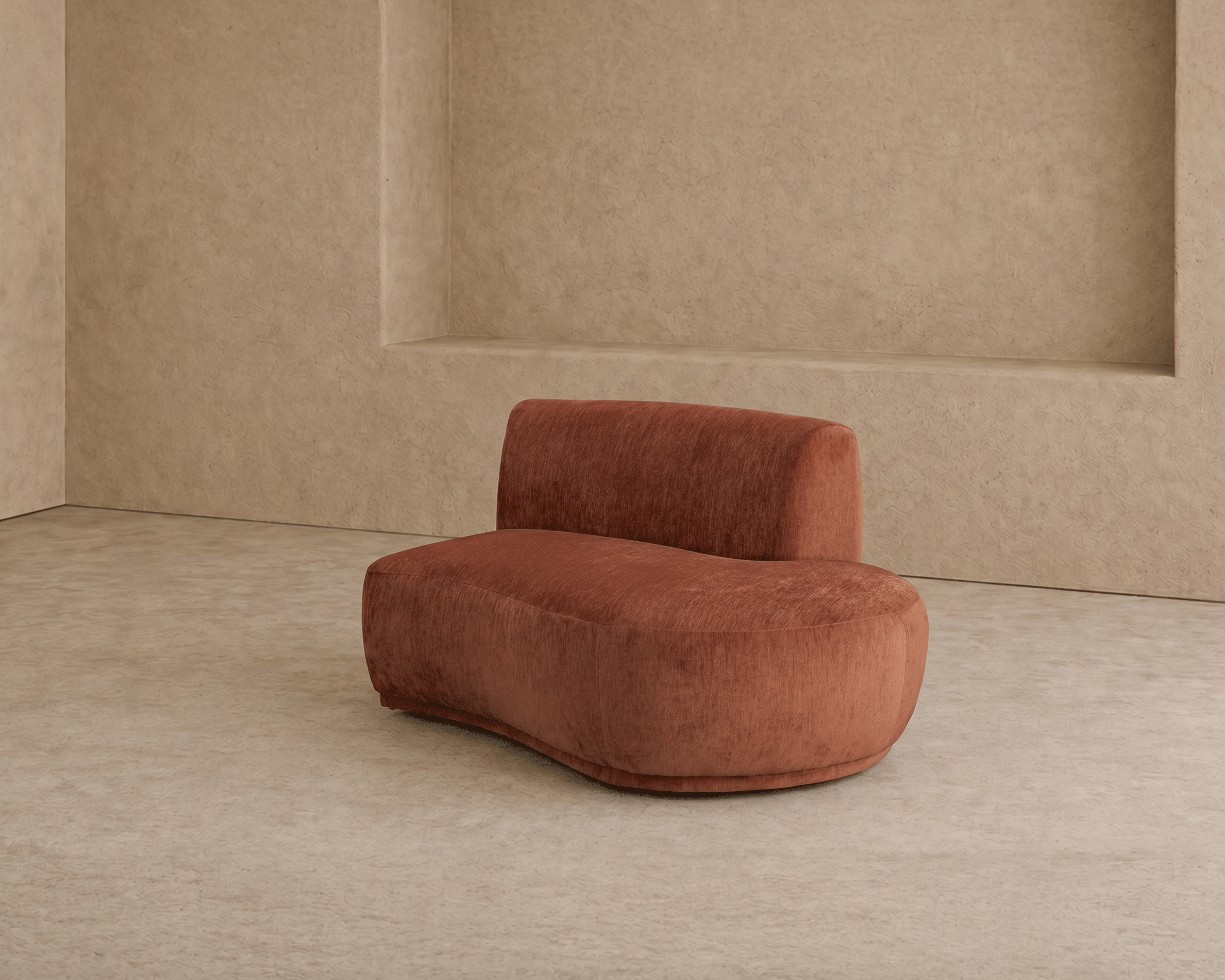 Pip Modular Sofa Right (Crib 5) - Sysley Rust II