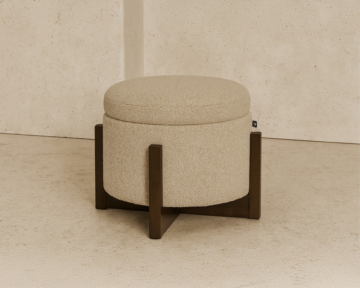 Asti Ottoman - Capela Sand/Ash Wood