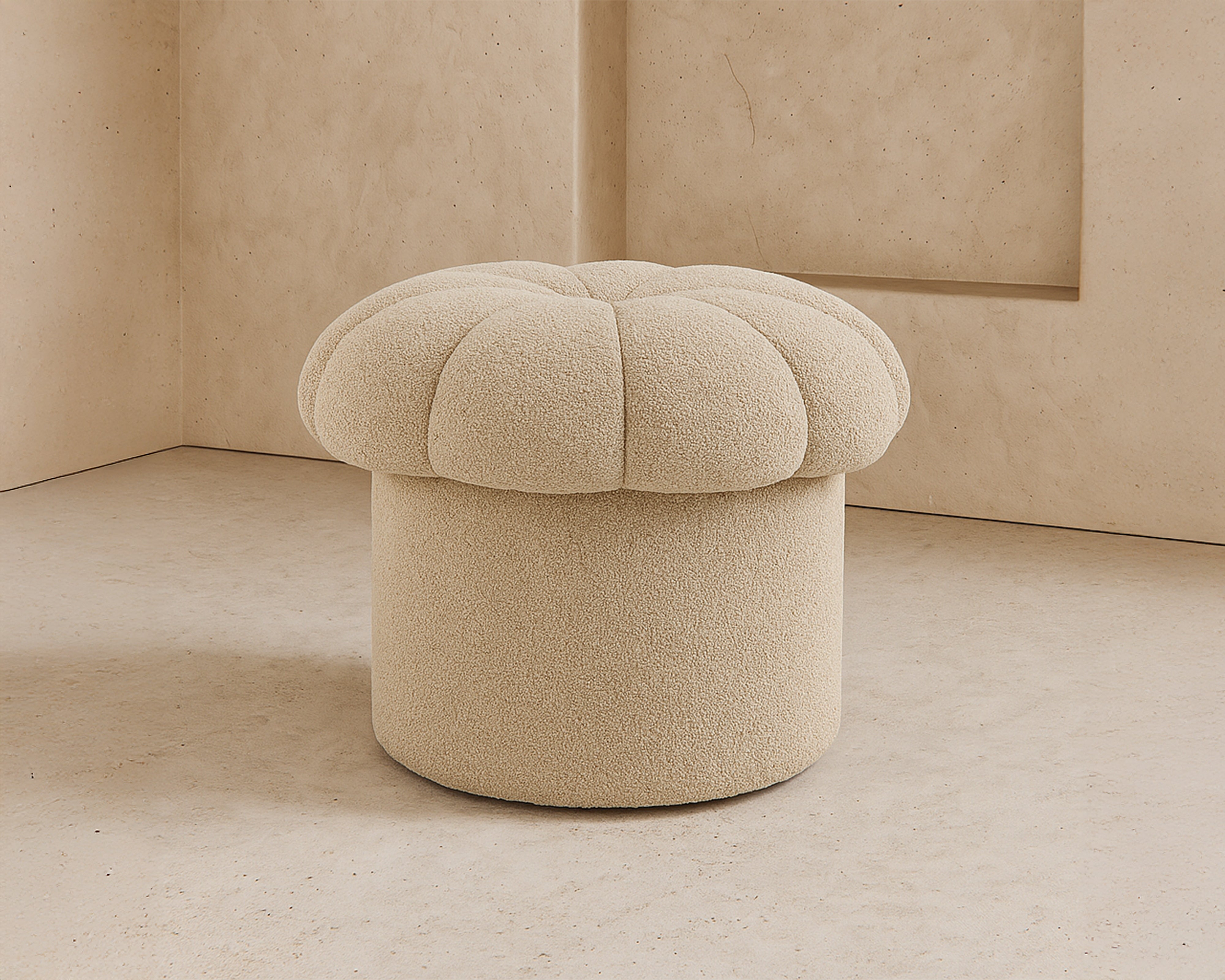 Lis Foot Stool - Capela Sand
