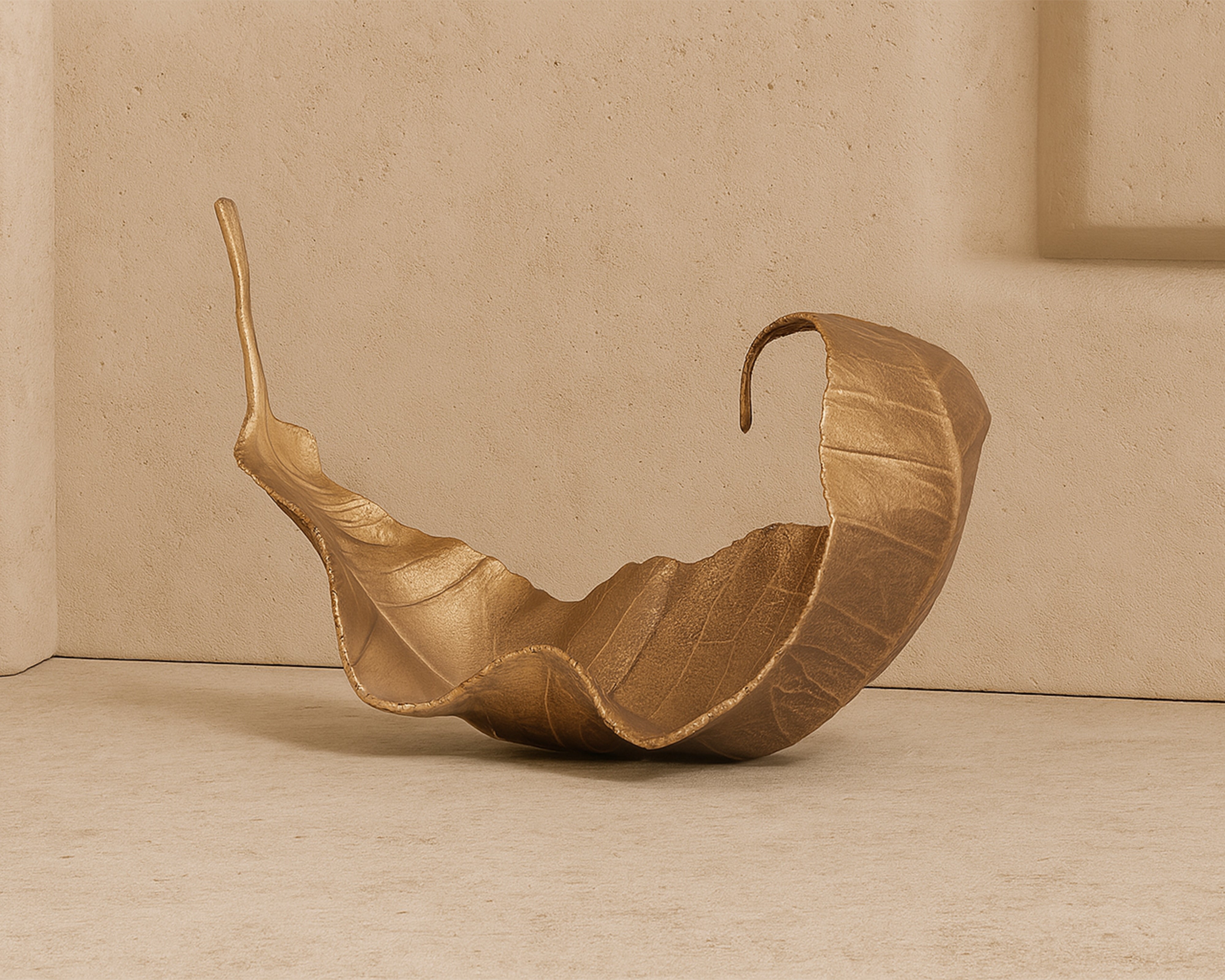 Dryas Sculpture - Golden Bronze Alloy