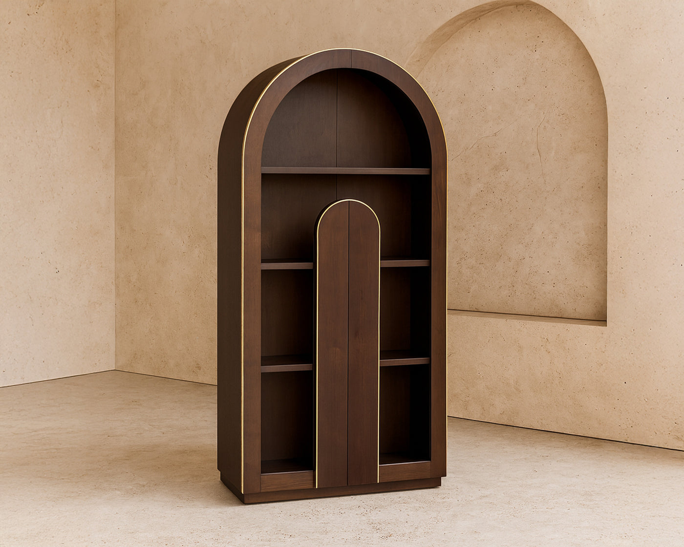 Butka Cabinet - Natural Walnut