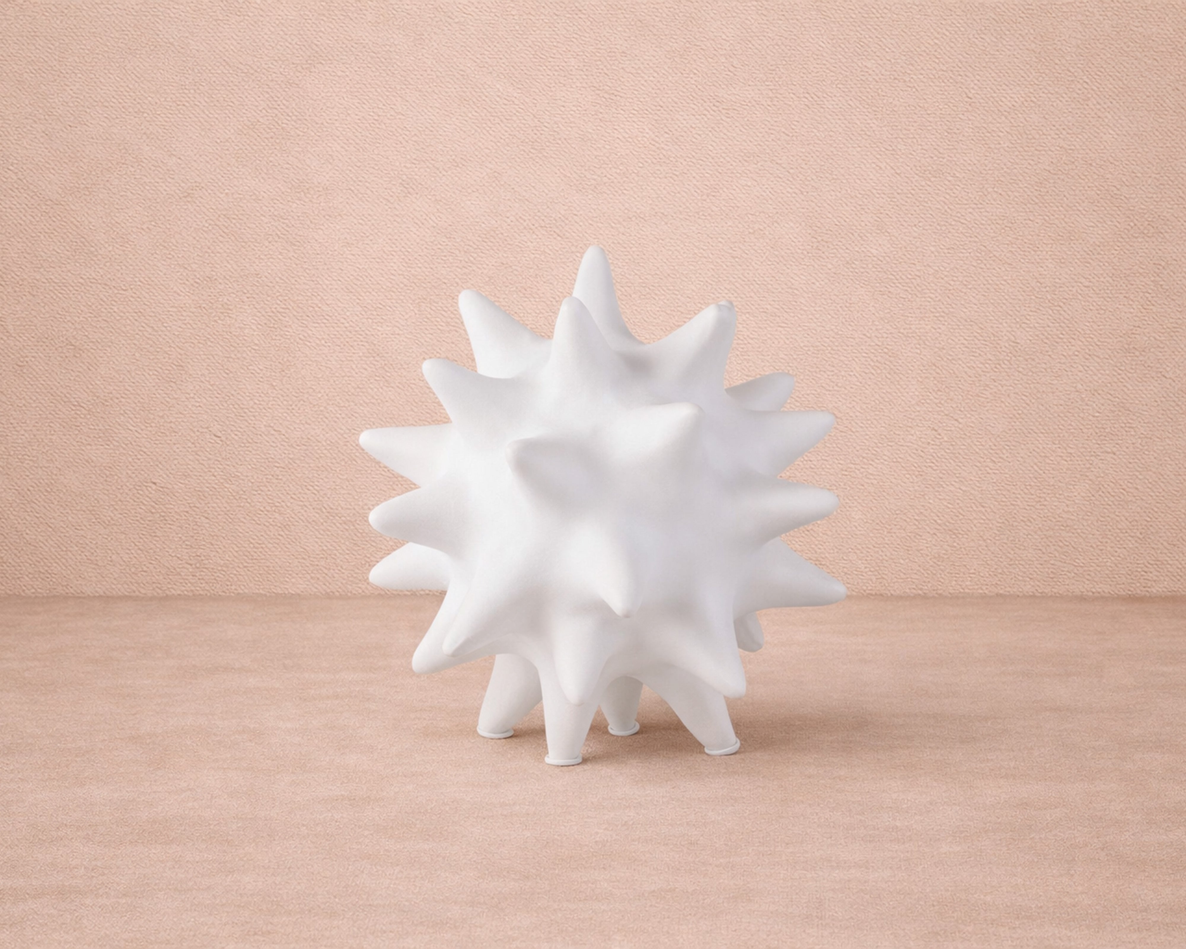 Urchin I Decoration - White