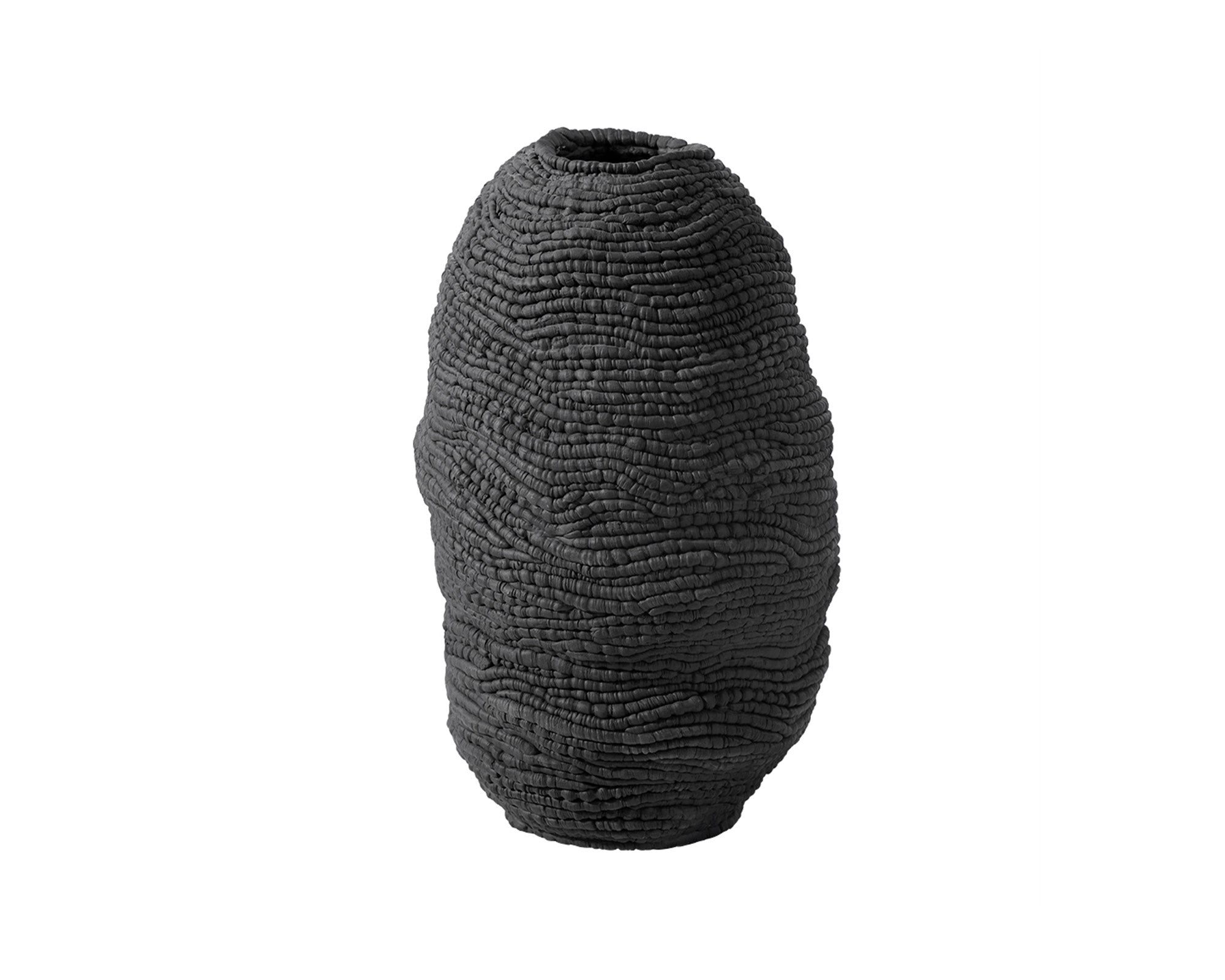 Micah Vase II - Black Ceramic
