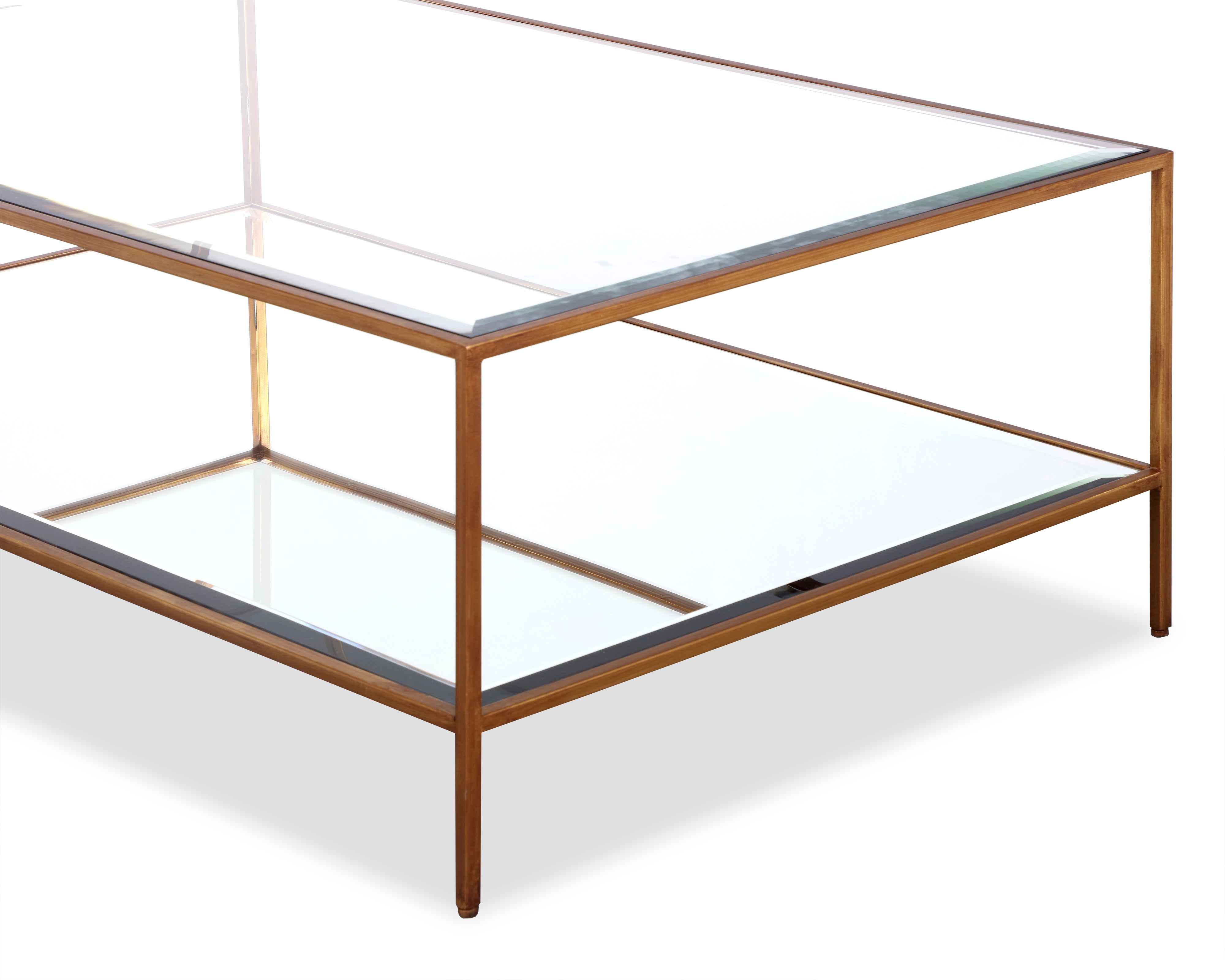 Oliver Coffee Table  -  Antique Gold